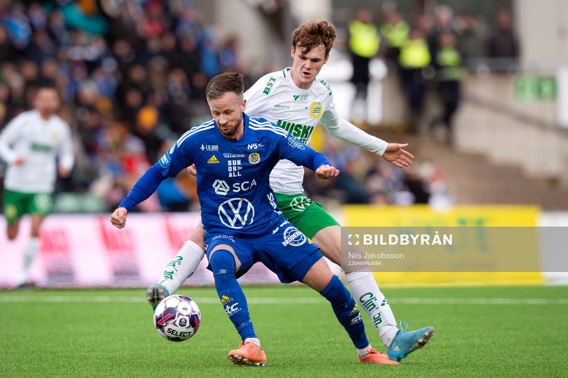 Sundsvalls Robert Lundström och Hammarbys Williot Swedberg