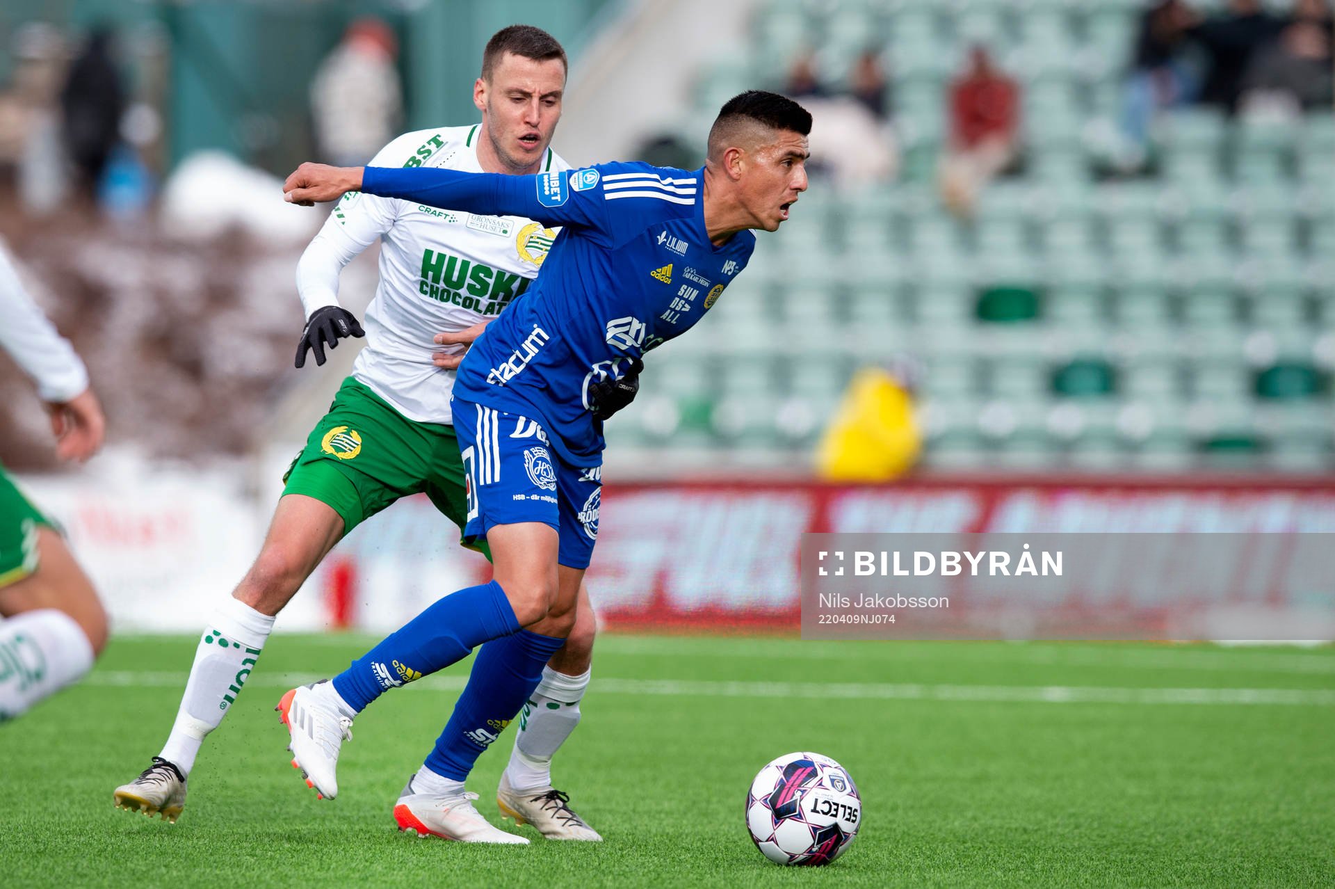 Hammarbys Jeppe Andrup Andersen och Sundsvalls Joe Corona