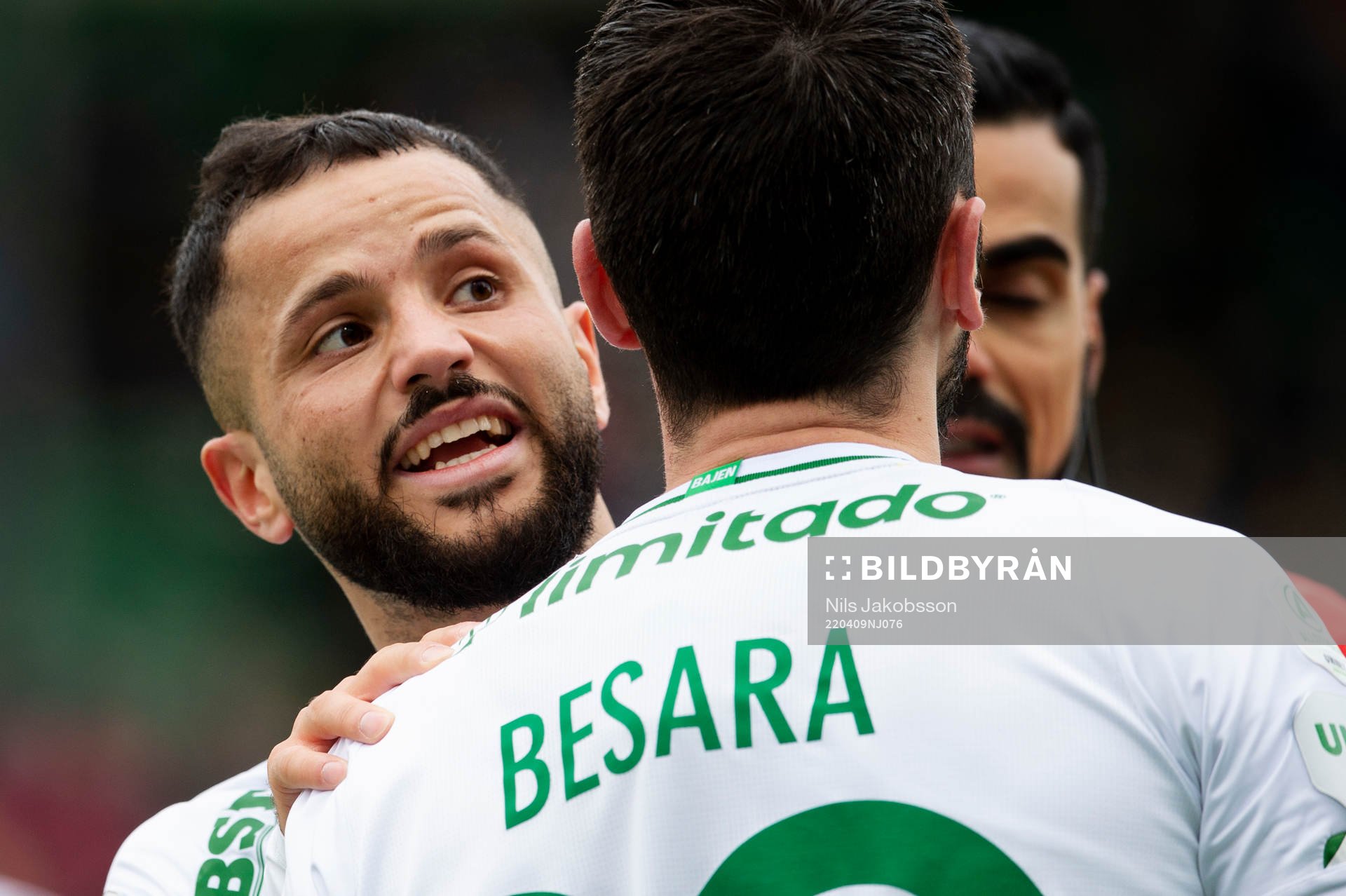 Hammarbys Mohanad Jeahze och Nahir Besara