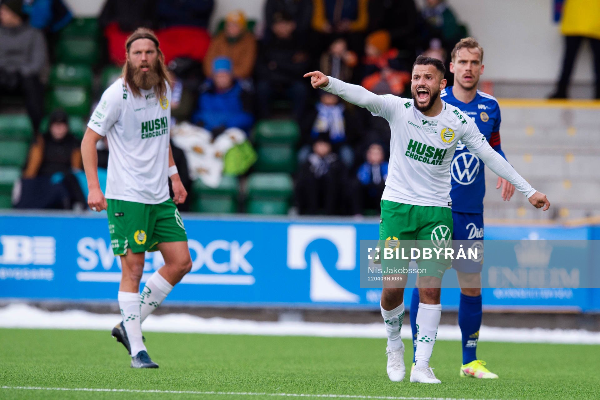 Hammarbys Björn Paulsen, Mohanad Jeahze och Sundsvalls