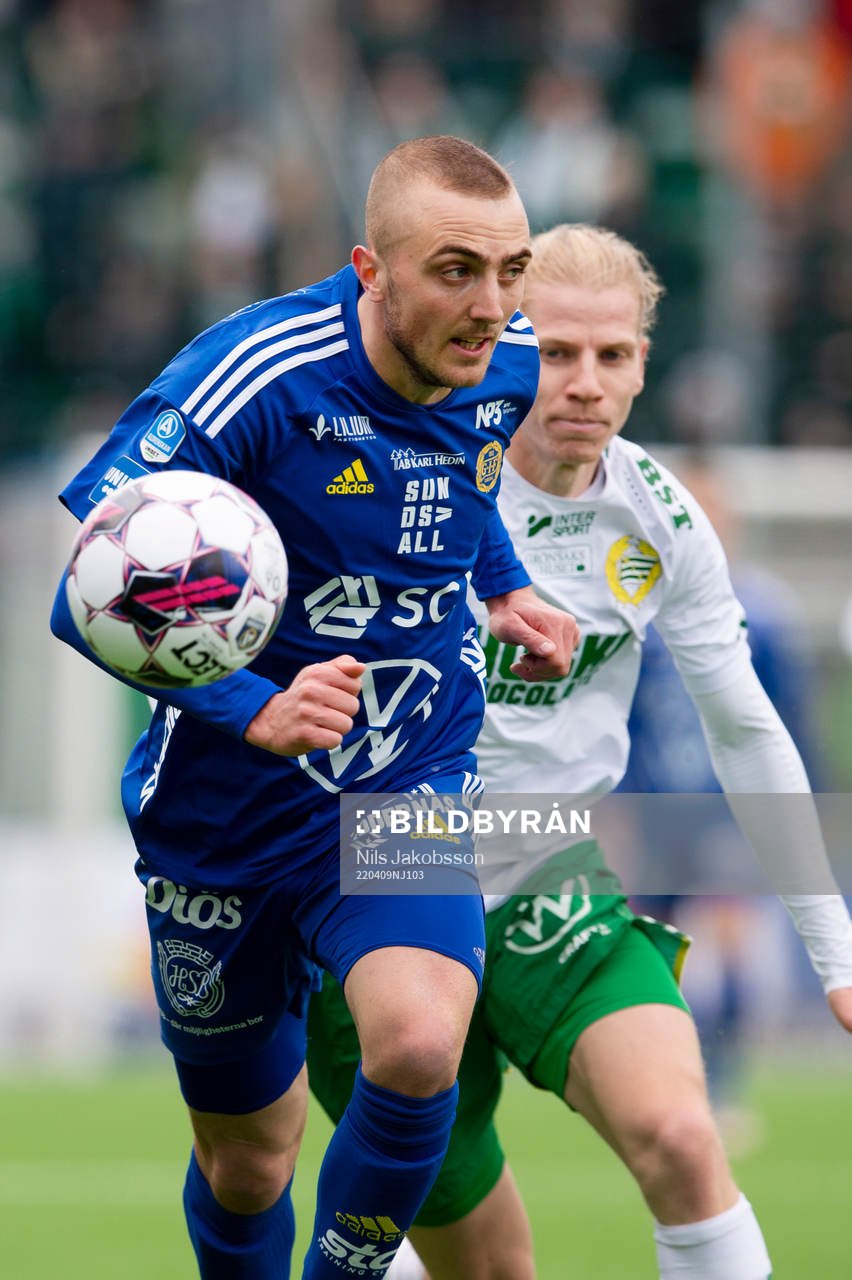 Sundsvalls Dennis Olsson och Hammarbys Gustav Ludwigson