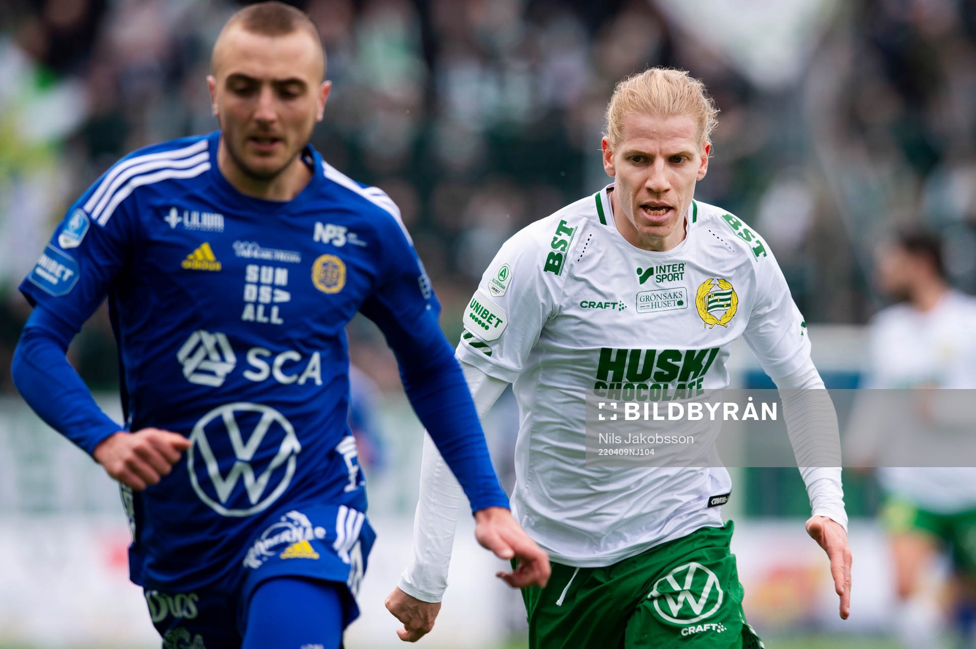 Sundsvalls Dennis Olsson och Hammarbys Gustav Ludwigson