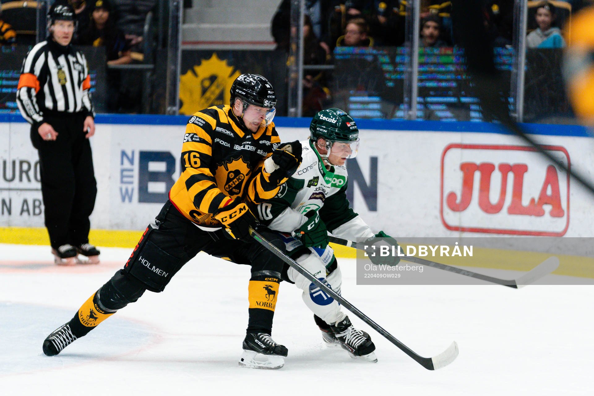 Skellefteås Linus Lindström och Färjestads Marcus Nilsson