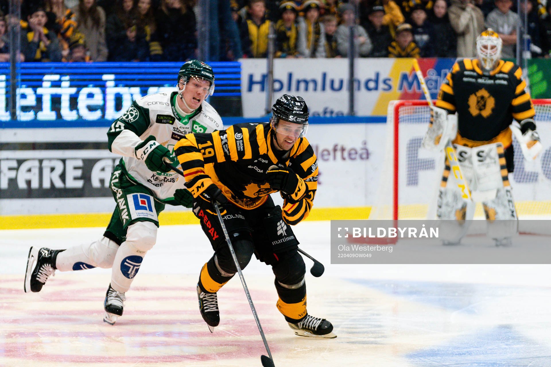 Skellefteås Filip Roos och Färjestads Gustav Rydahl