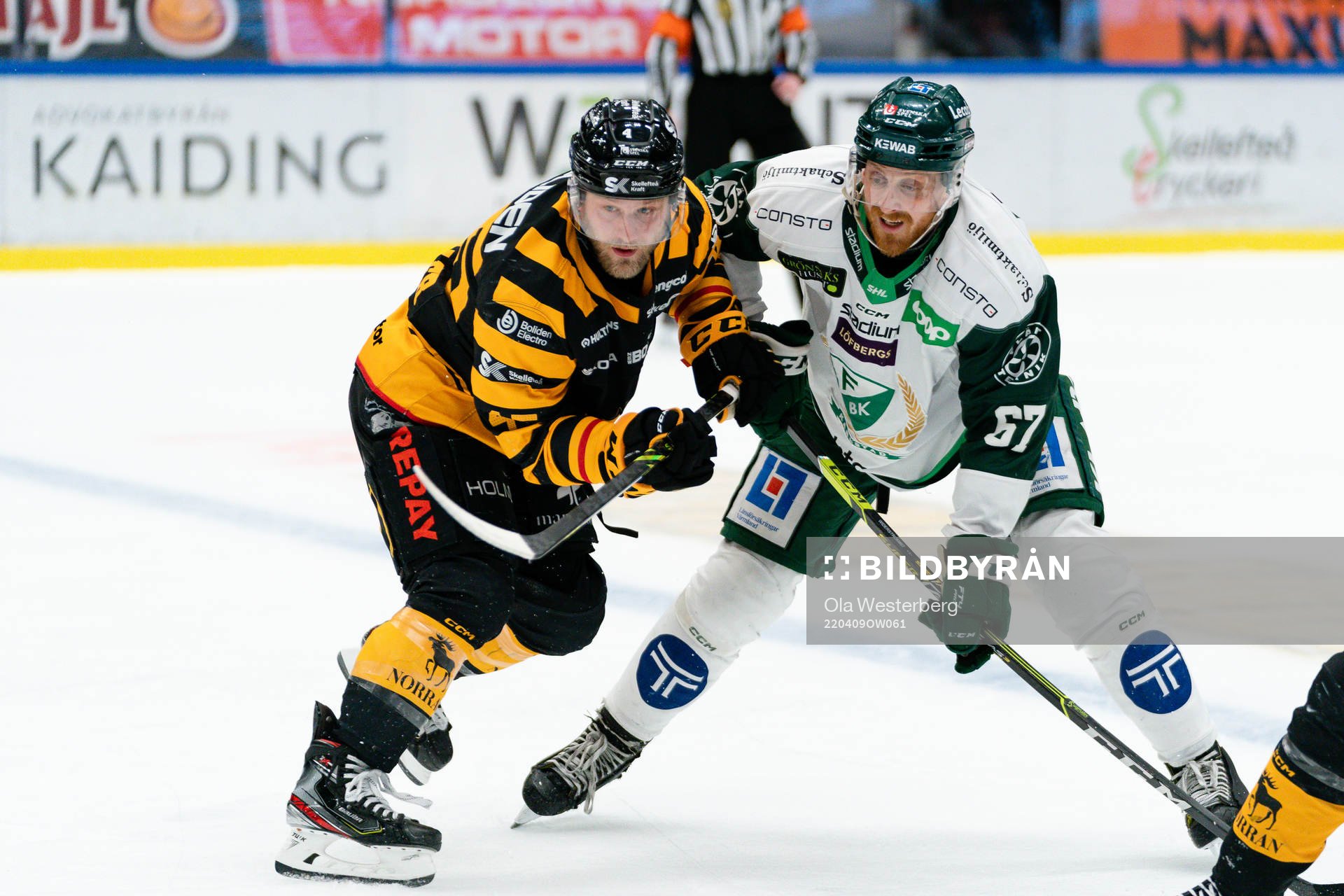 Skellefteås Oscar Möller och Färjestads Pontus