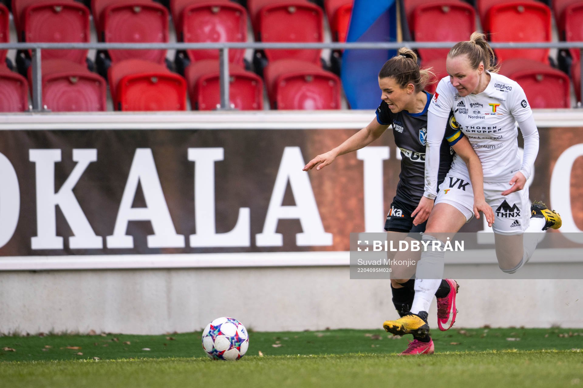 Växjös Mimmi Strömgren och Team TGs Elin Abrahamsson