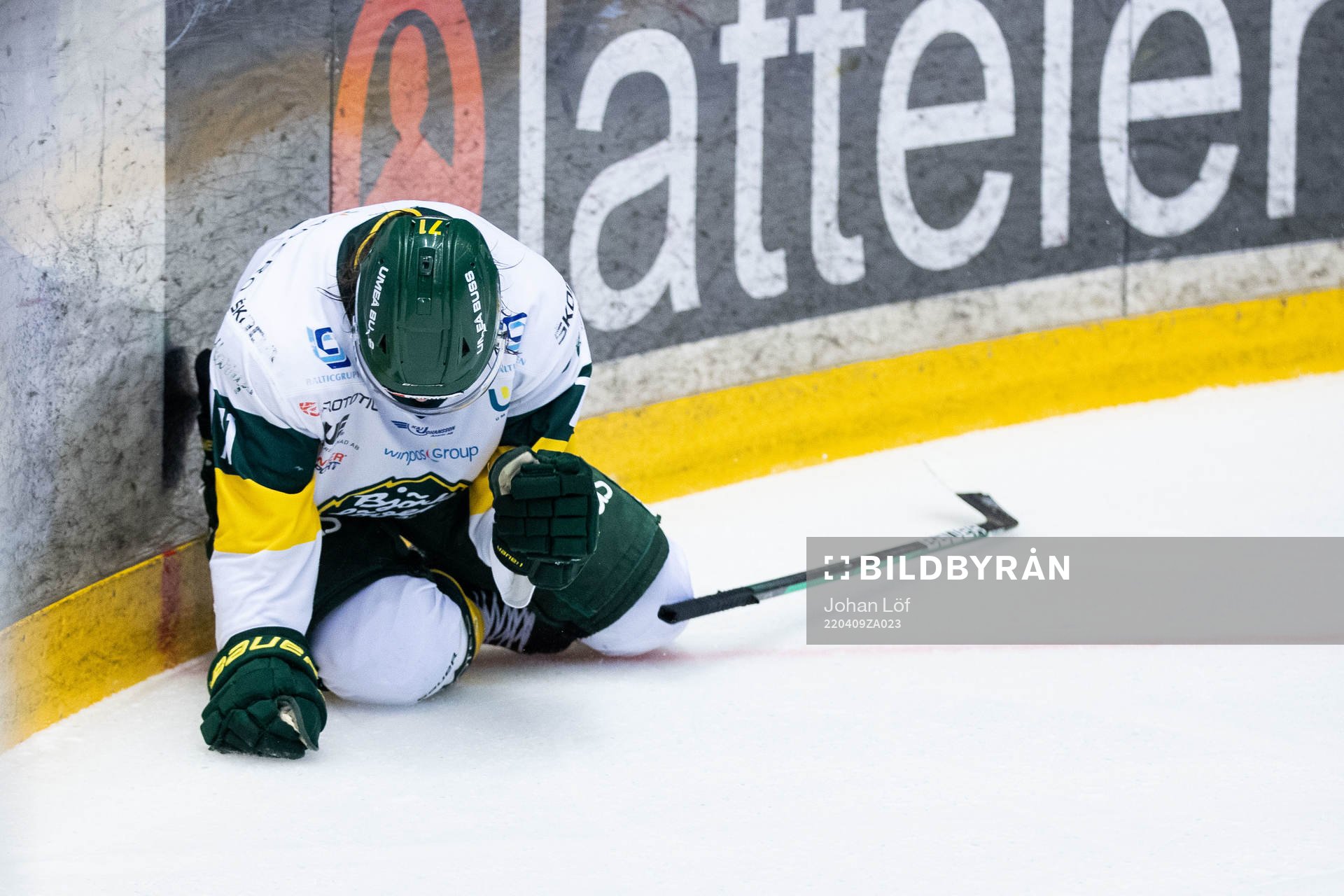 Björklövens Gustav Possler har ont