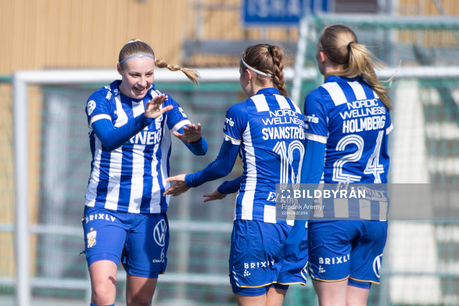 IFK Göteborgs Filippa Hopkins , Isabella Svanström och