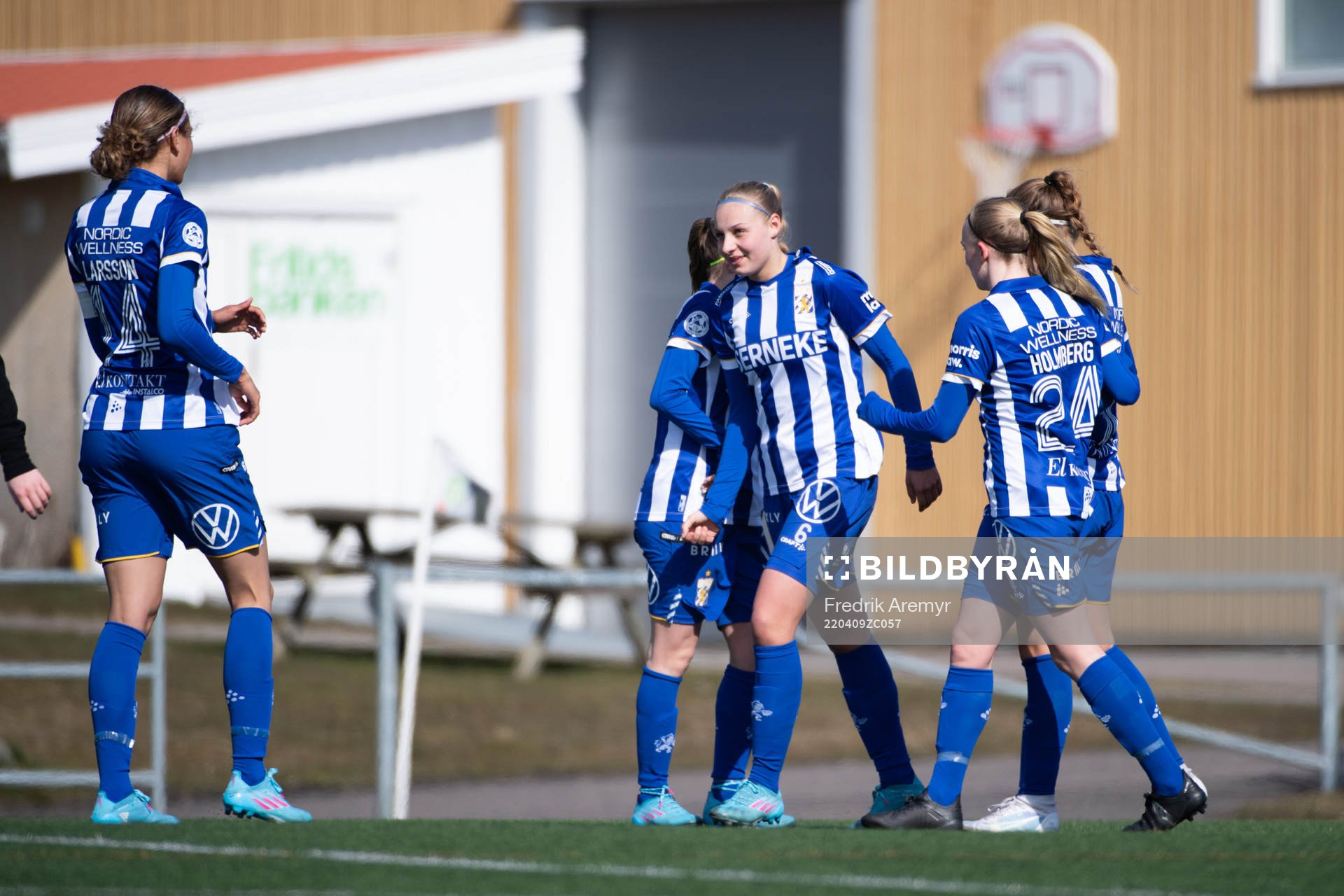 IFK Göteborgs spelare jublar