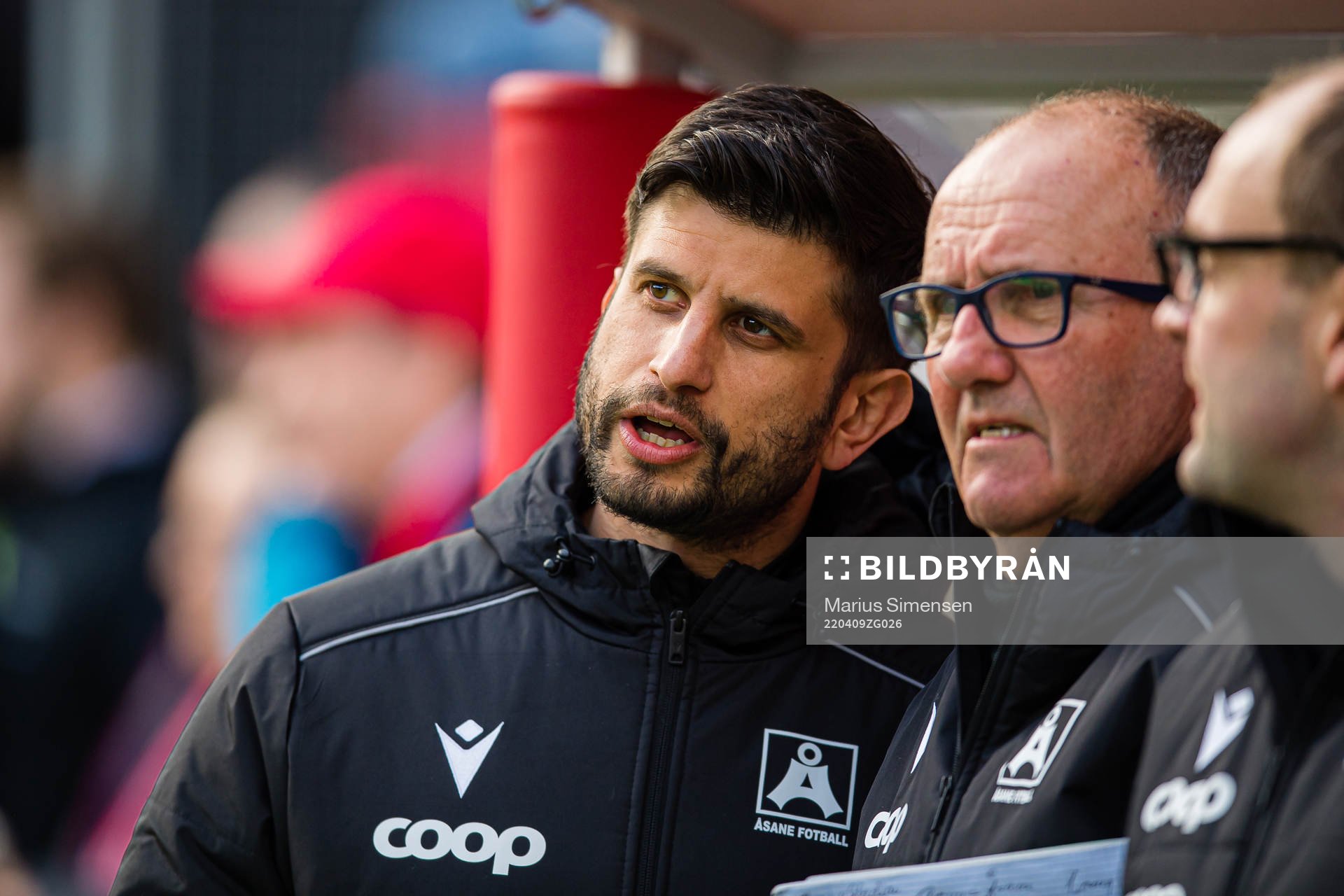 Remi Natvik, assistant coach of Åsane, ahead of the OBOS-ligaen match between Brann and Åsane on April 9, 2022 in Bergen.