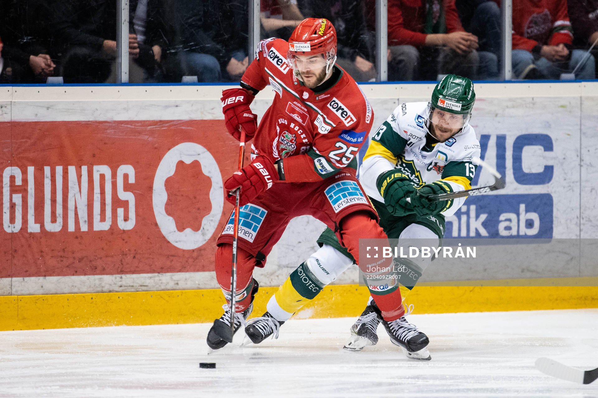 Modos Sam Vigneault och Björklövens Fredric Andersson