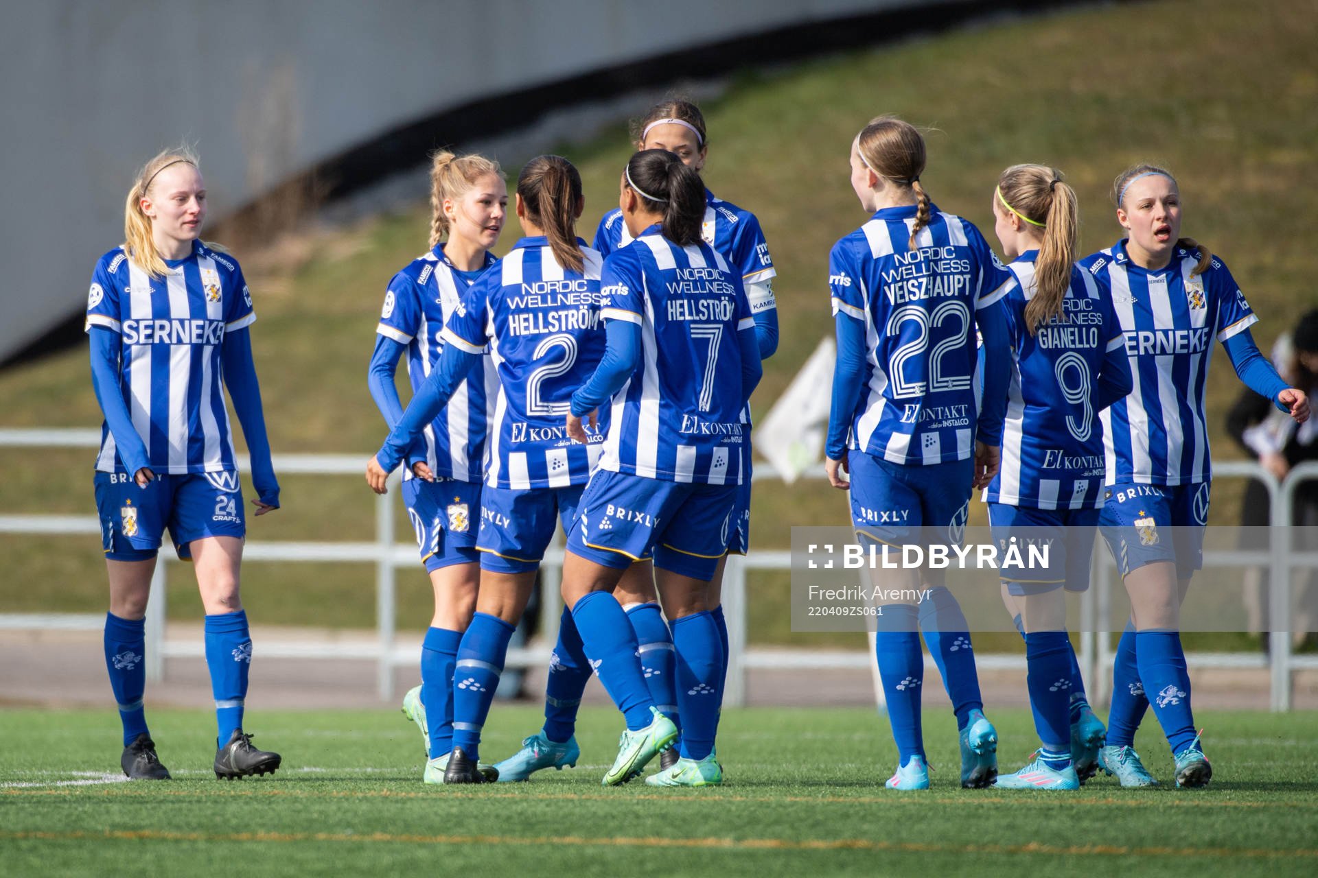 IFK Göteborgs spelare jublar