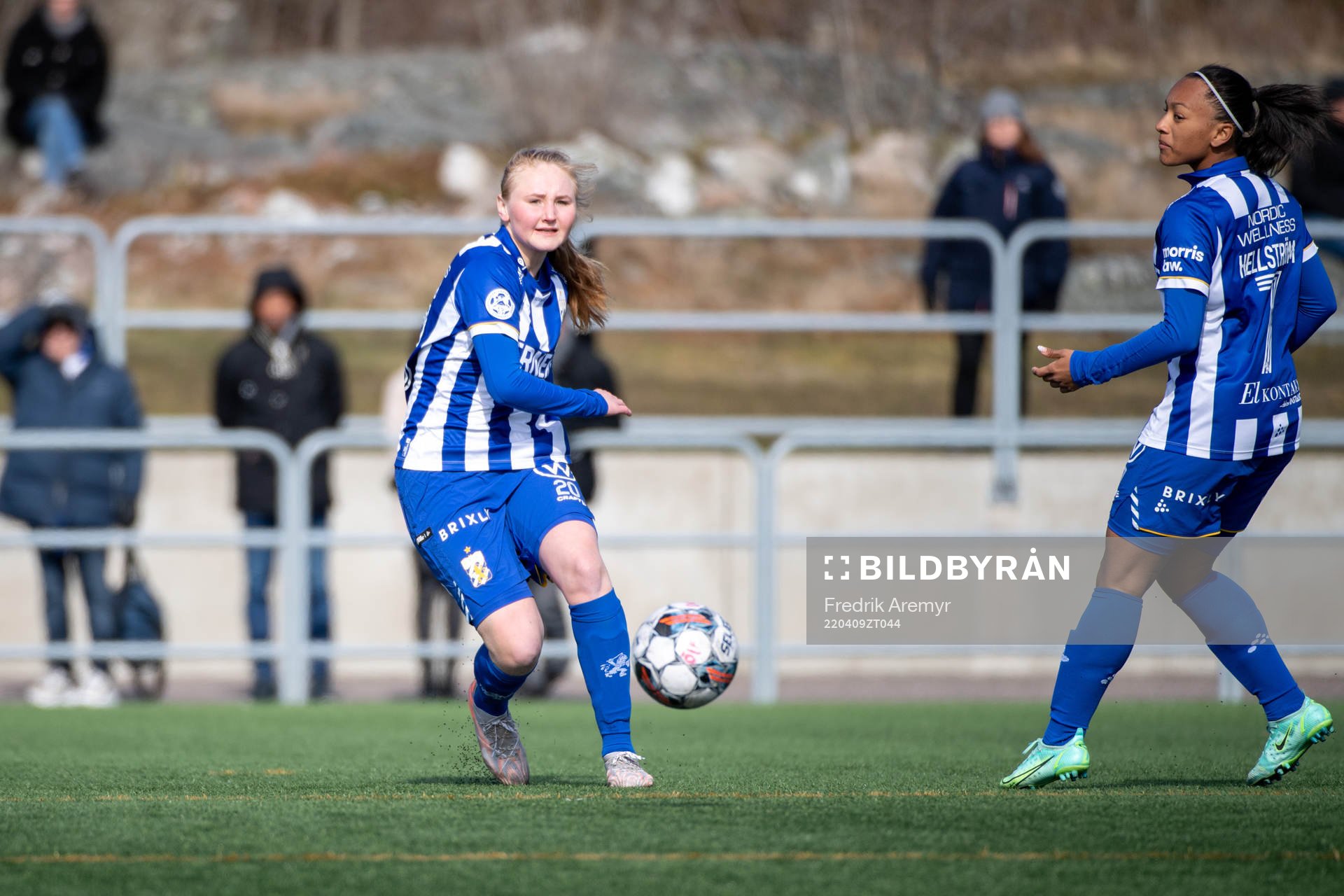 IFK Göteborgs Johanna Lundberg och Alicia Hall Hellström