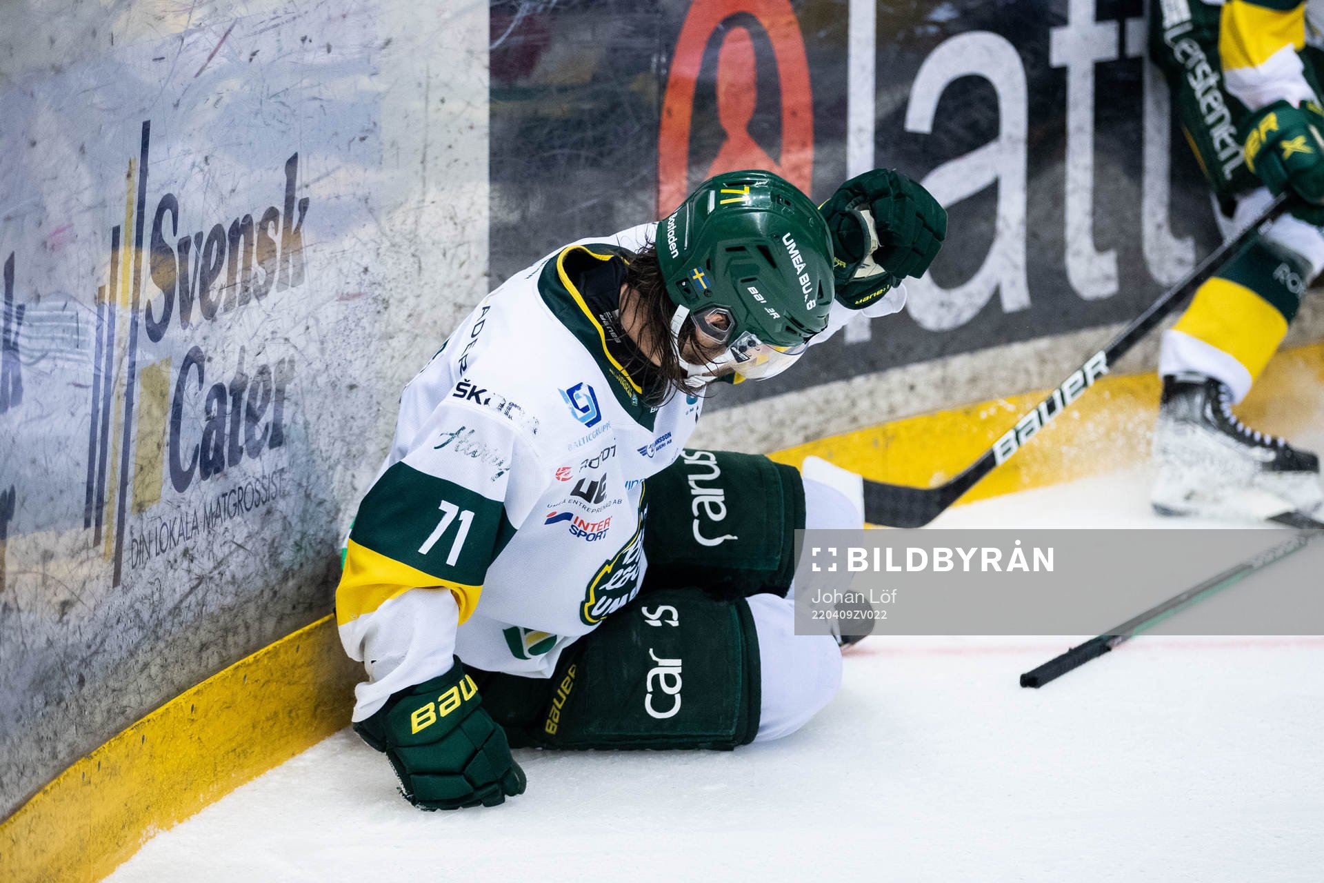 Björklövens Gustav Possler har ont