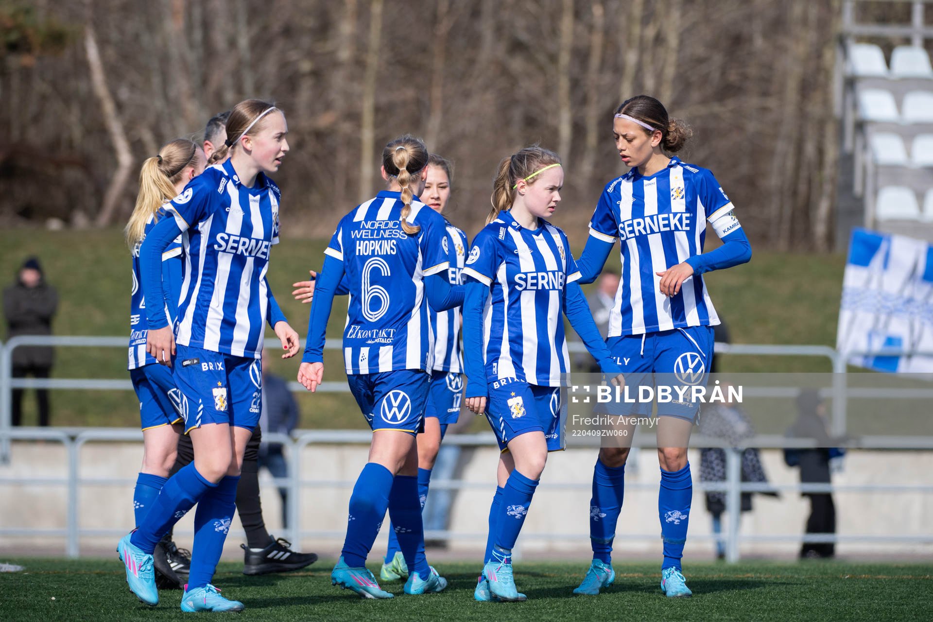 IFK Göteborgs spelare jublar