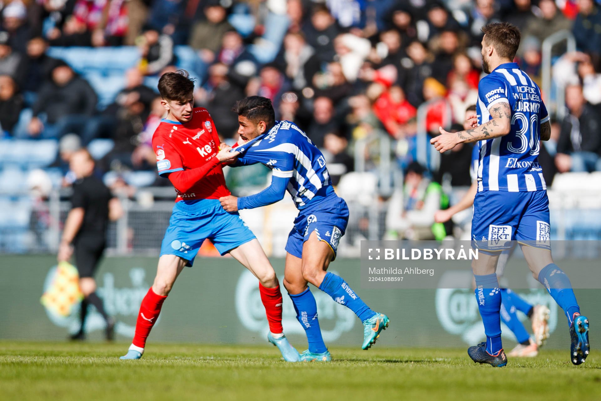 Helsingborgs Armin Gigovic och IFK Göteborgs Hosam Aiesh