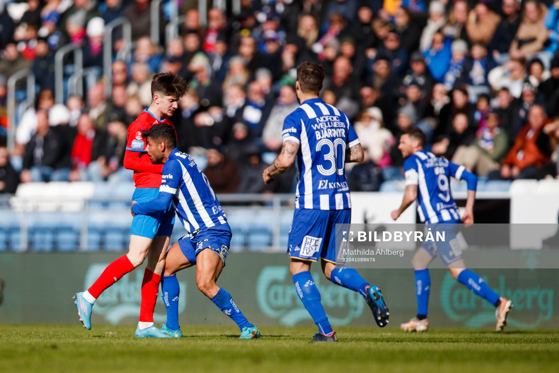Helsingborgs Armin Gigovic och IFK Göteborgs Hosam Aiesh