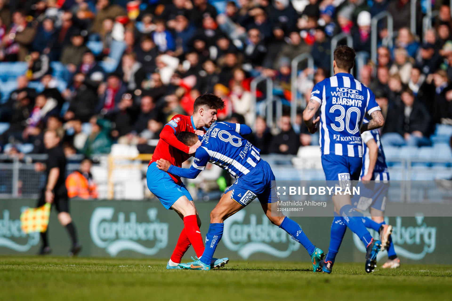 Helsingborgs Armin Gigovic och IFK Göteborgs Hosam Aiesh