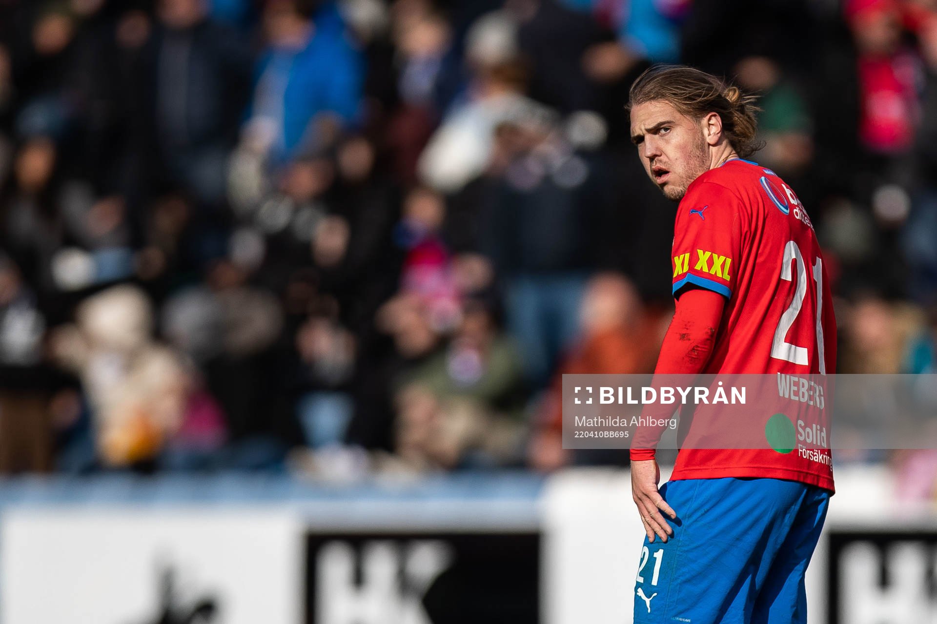Helsingborgs Charlie Weberg deppar