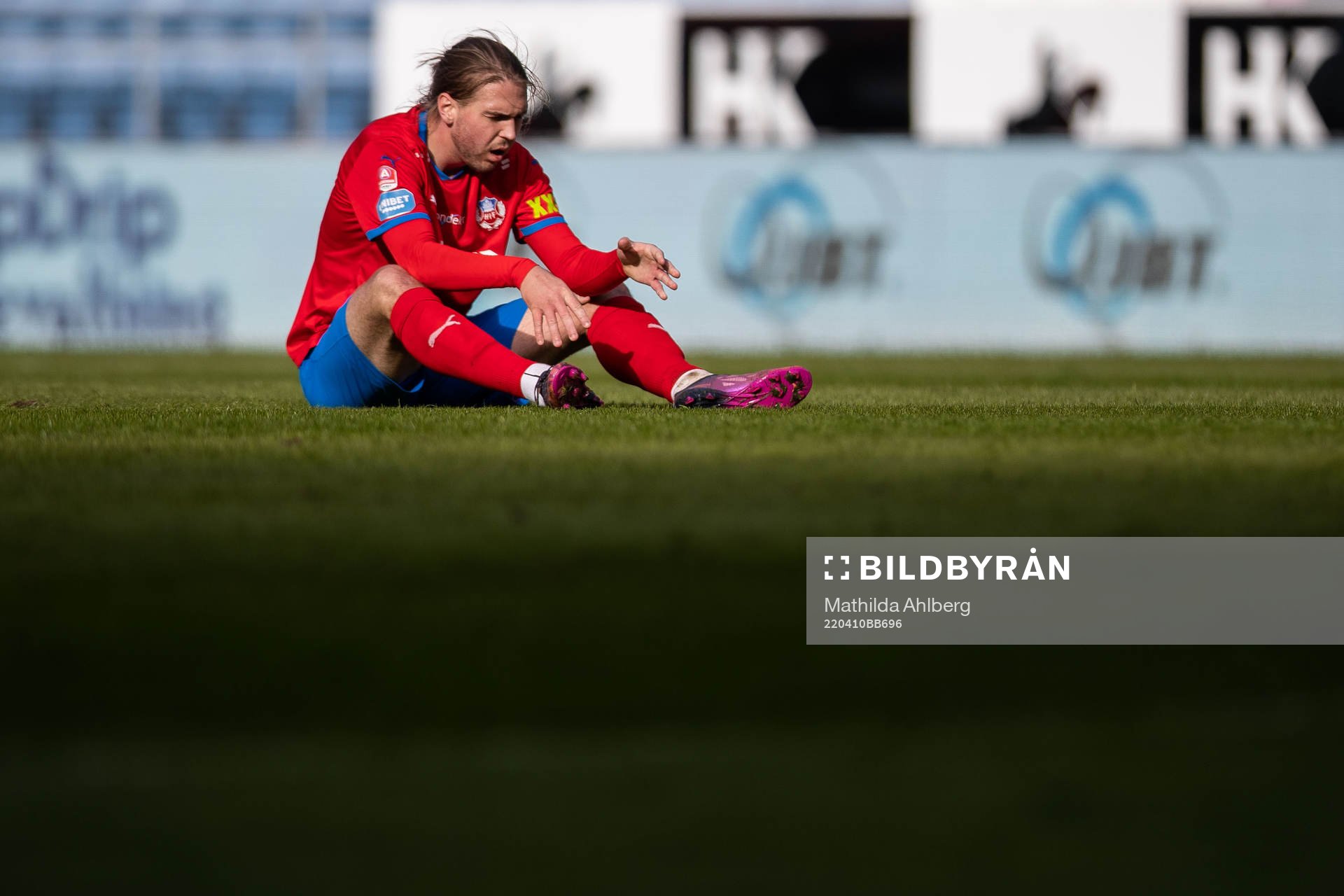 Helsingborgs Charlie Weberg deppar