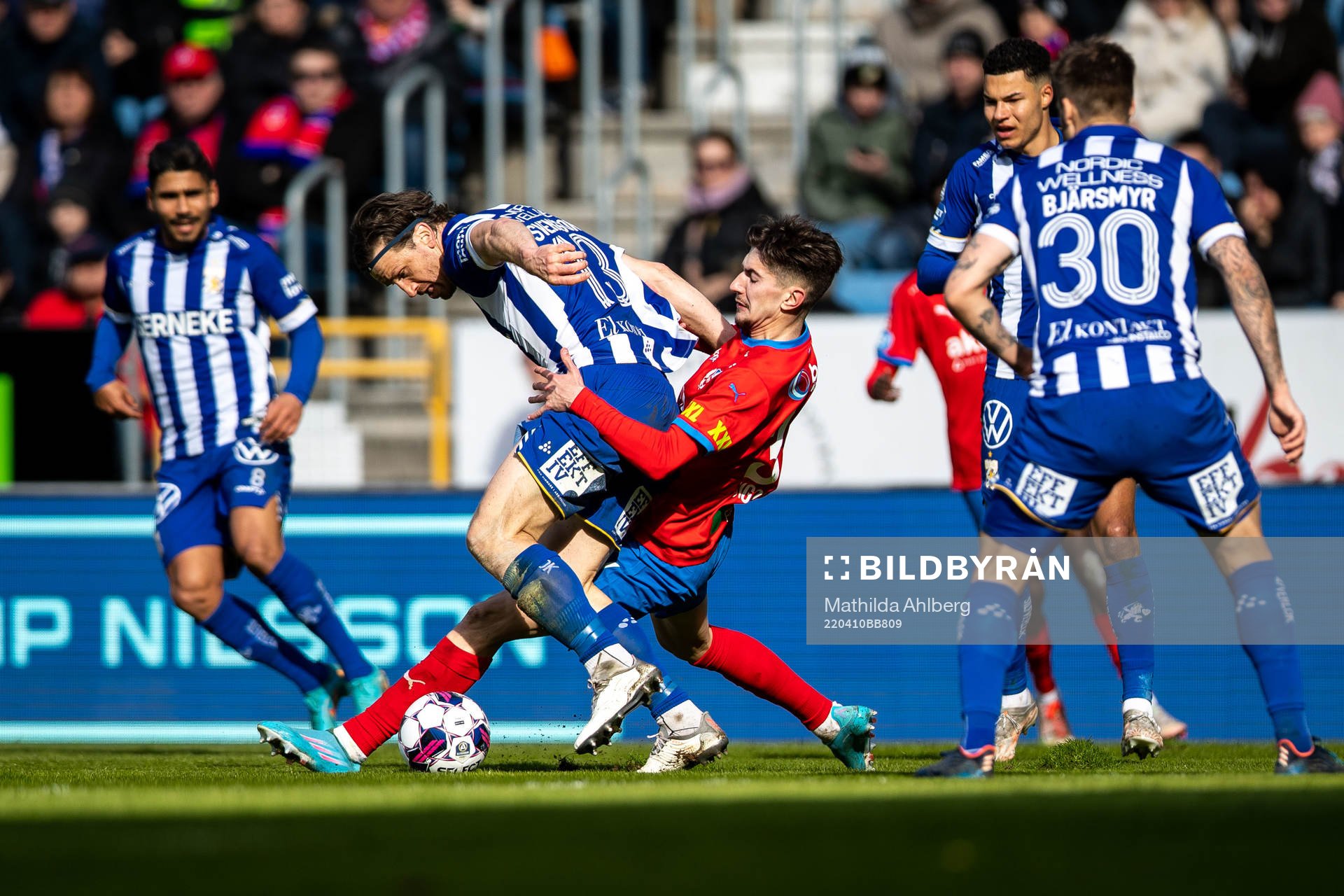 IFK Göteborgs Gustav Svensson och Helsingborgs Armin