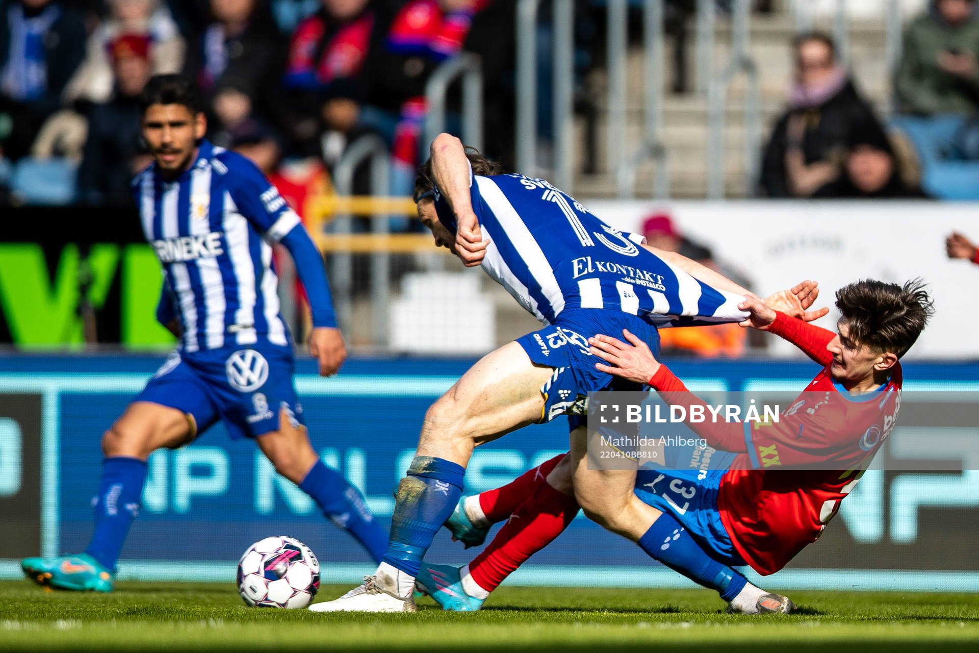 IFK Göteborgs Gustav Svensson och Helsingborgs Armin