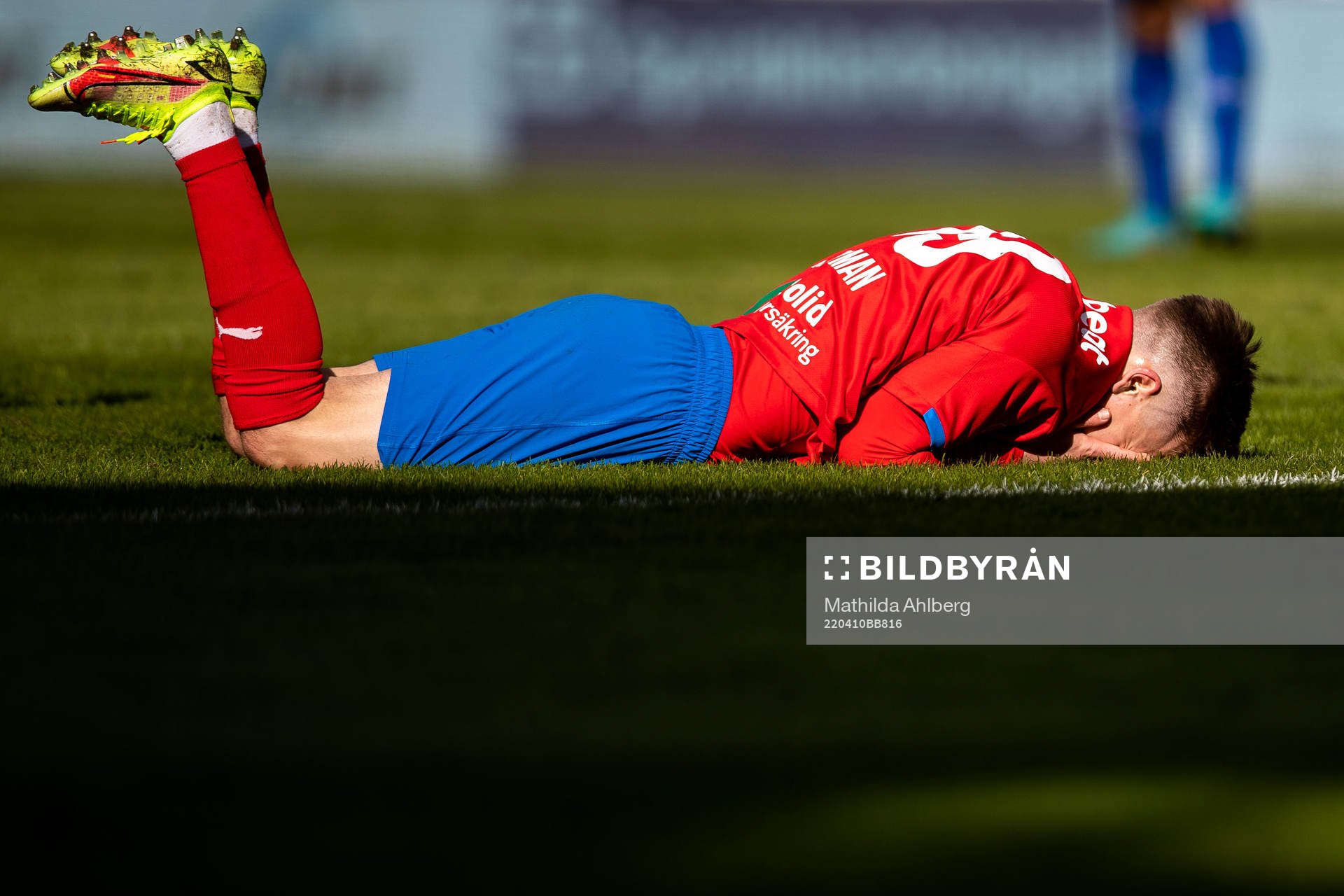 Helsingborgs Lucas Lingman har ont
