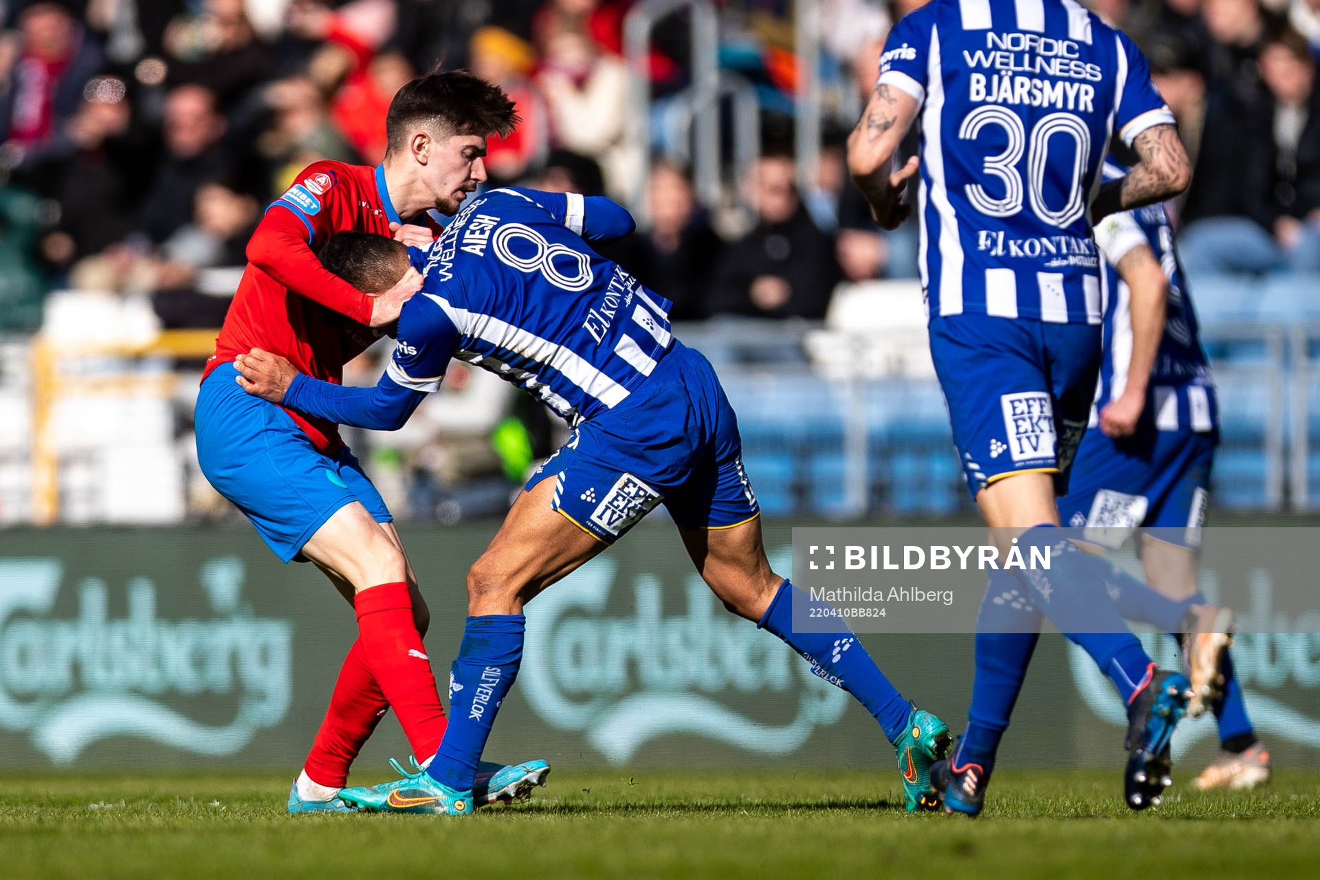 Helsingborgs Armin Gigovic och IFK Göteborgs Hosam Aiesh