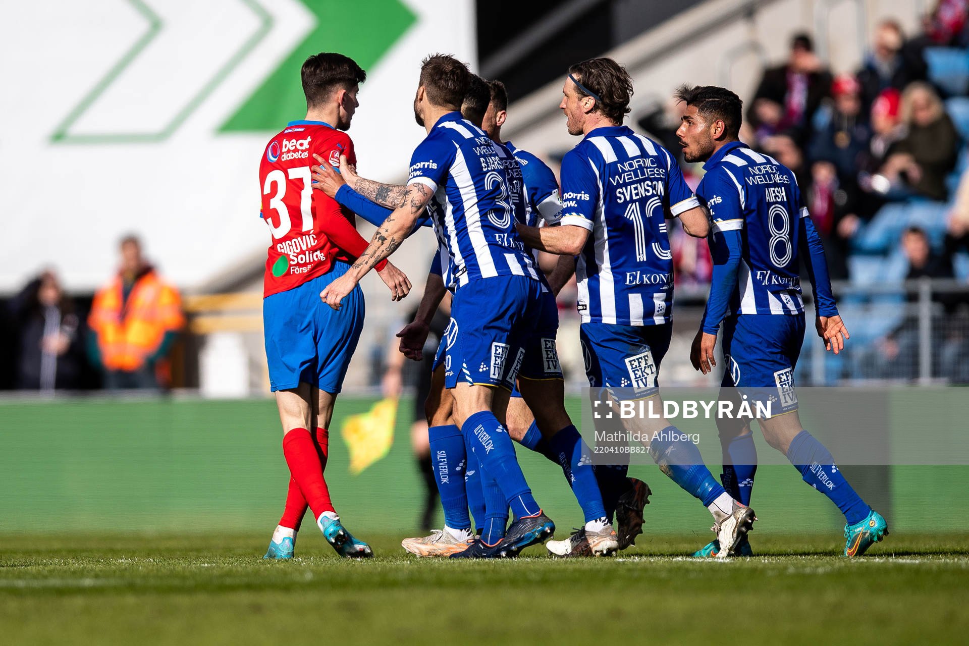 Helsingborgs Armin Gigovic i bråk med IFK Göteborgs