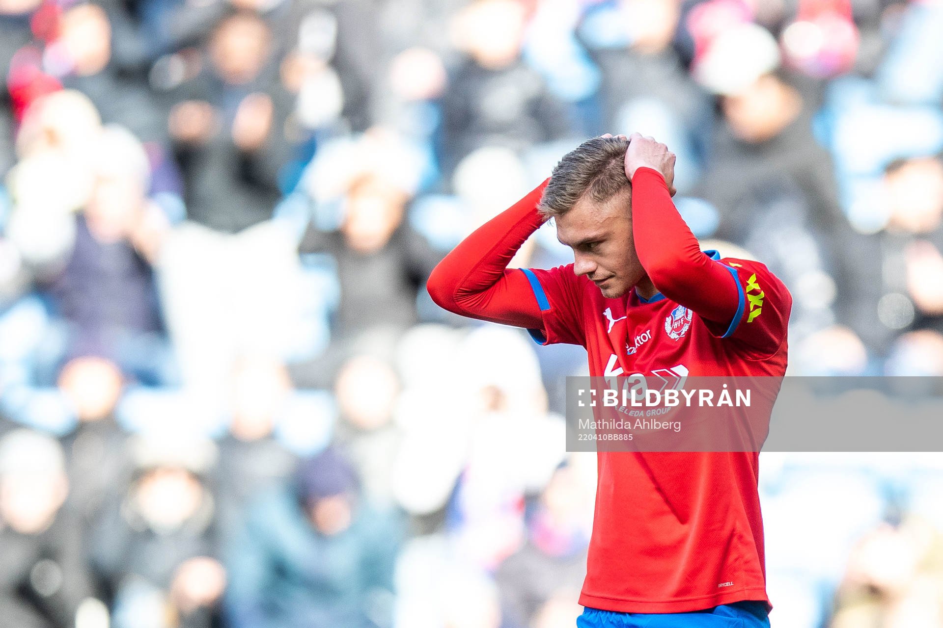 Helsingborgs Dennis Olsson deppar