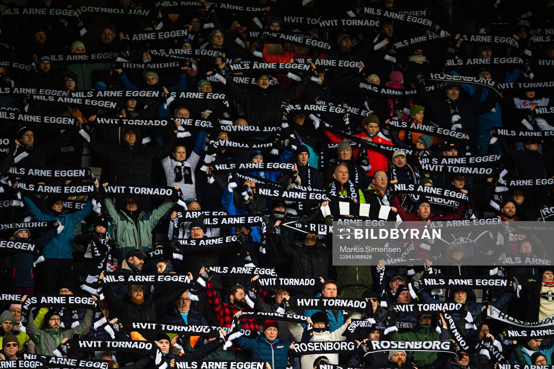 Spectators in the stands