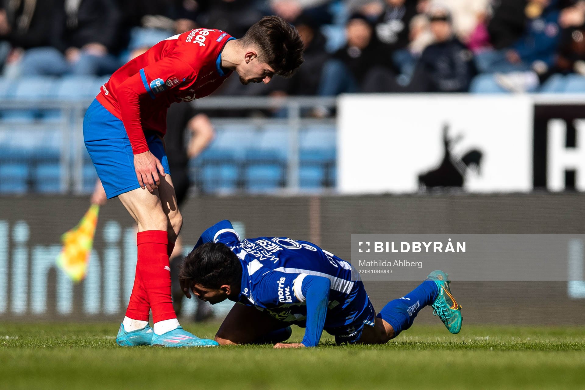 Helsingborgs Armin Gigovic och IFK Göteborgs Hosam Aiesh i