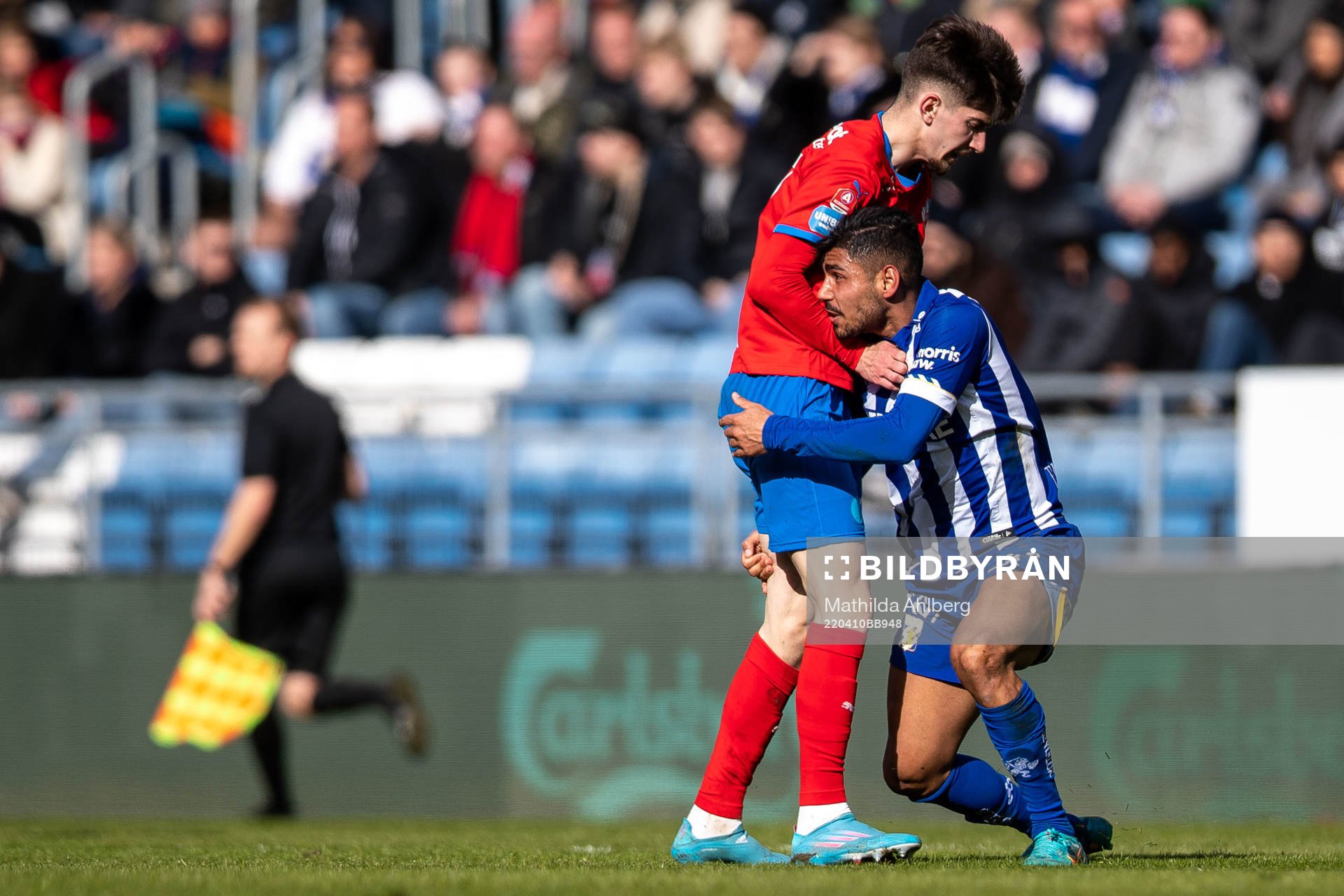 Helsingborgs Armin Gigovic och IFK Göteborgs Hosam Aiesh i