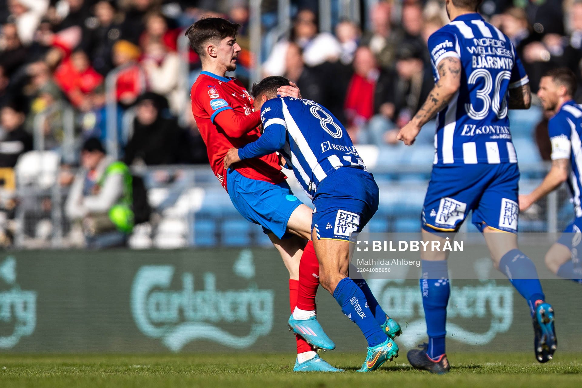 Helsingborgs Armin Gigovic och IFK Göteborgs Hosam Aiesh i