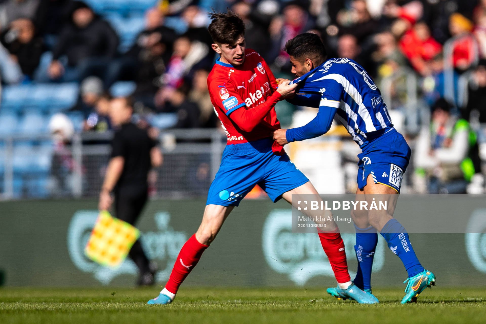 Helsingborgs Armin Gigovic och IFK Göteborgs Hosam Aiesh i