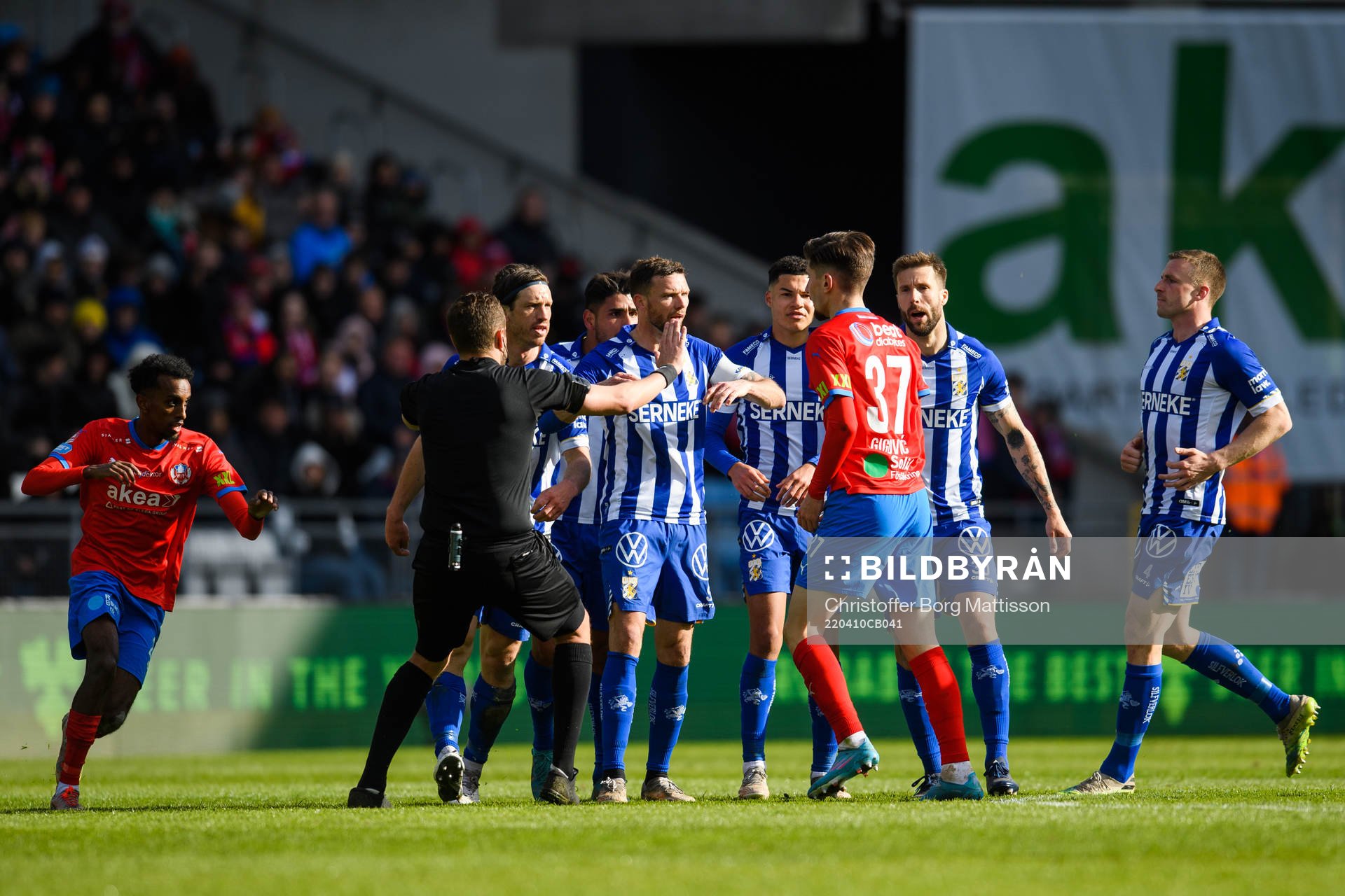 IFK Göteborgs Marcus Berg och Helsingborgs Armin Gigovic