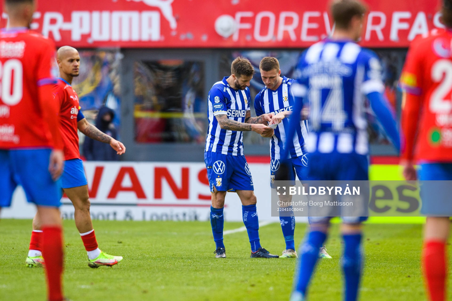 IFK Göteborgs Mattias Bjärsmyr och Carl Johansson