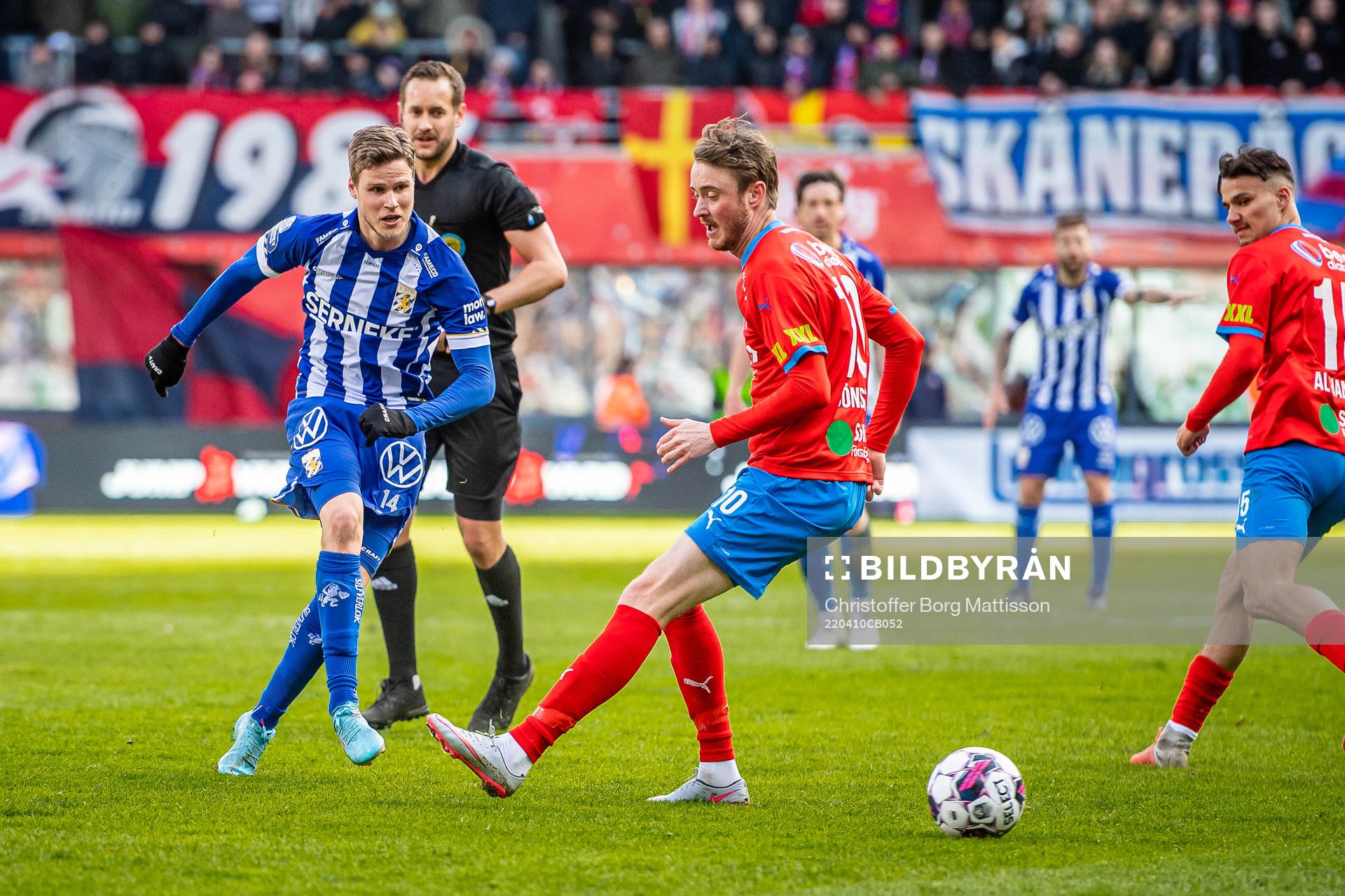 IFK Göteborgs Gustaf Norlin och Helsingborgs Rasmus