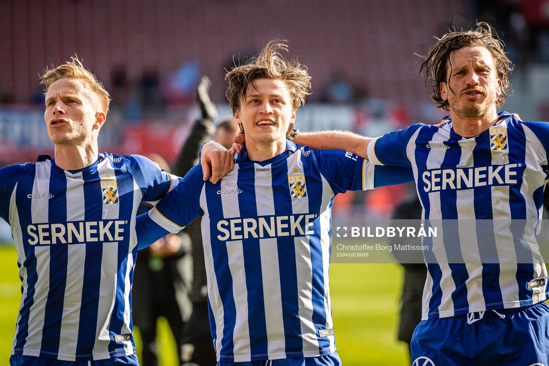 IFK Göteborgs Oscar Wendt, Simon Thern och Gustav Svensson