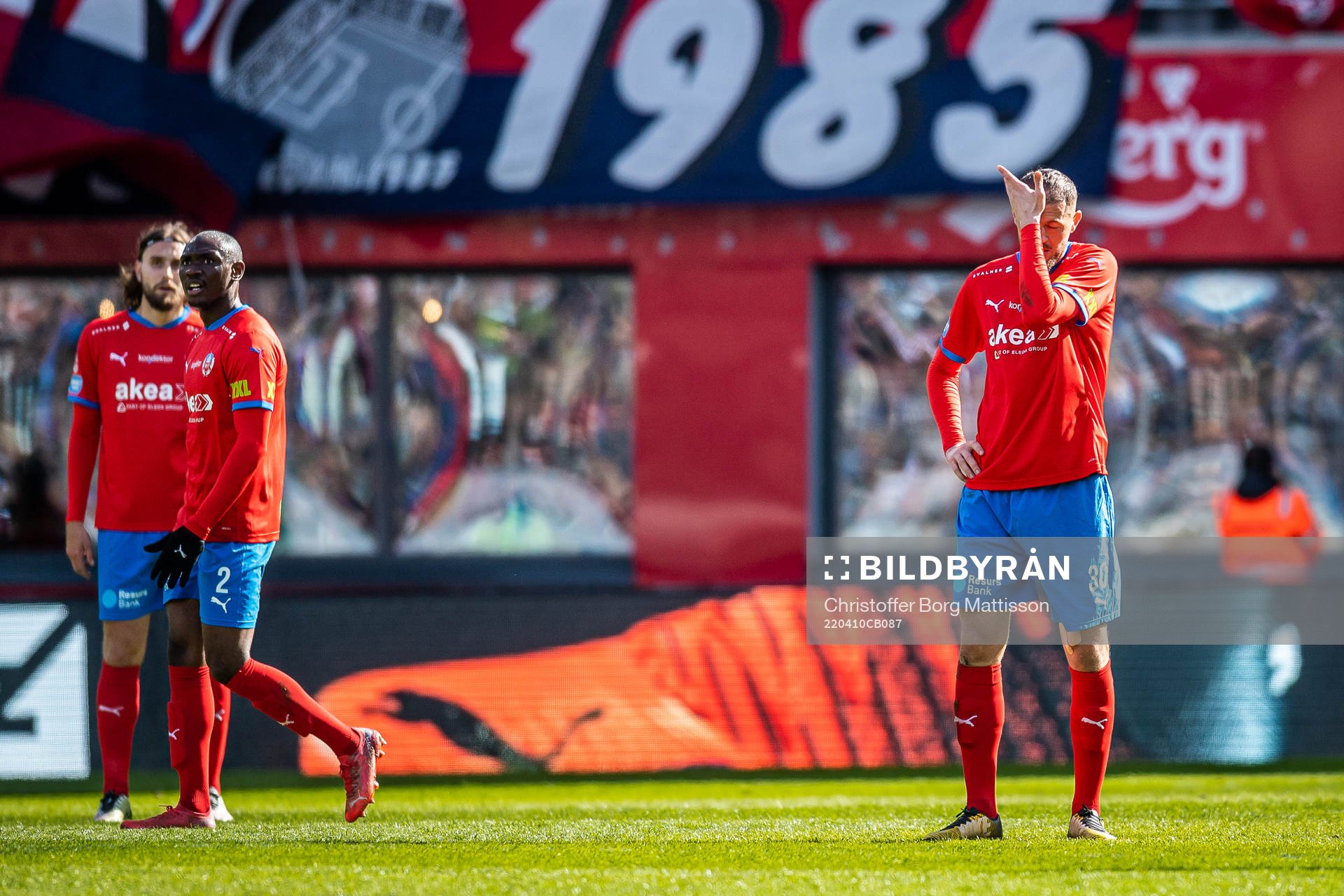 Helsingborgs Ali Suljic, Ravy Tsouka-Dozi och Albert Ejupi
