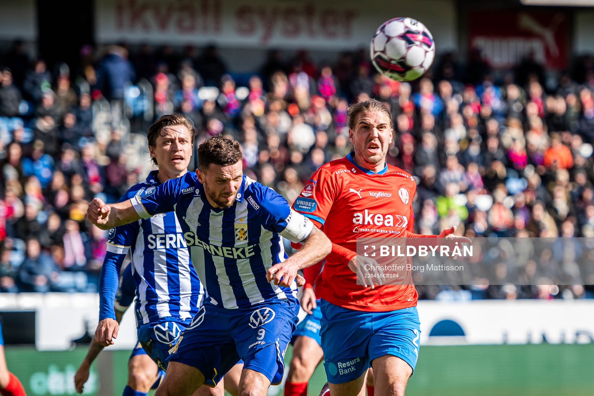 IFK Göteborgs Marcus Berg och Helsingborgs Charlie Weberg