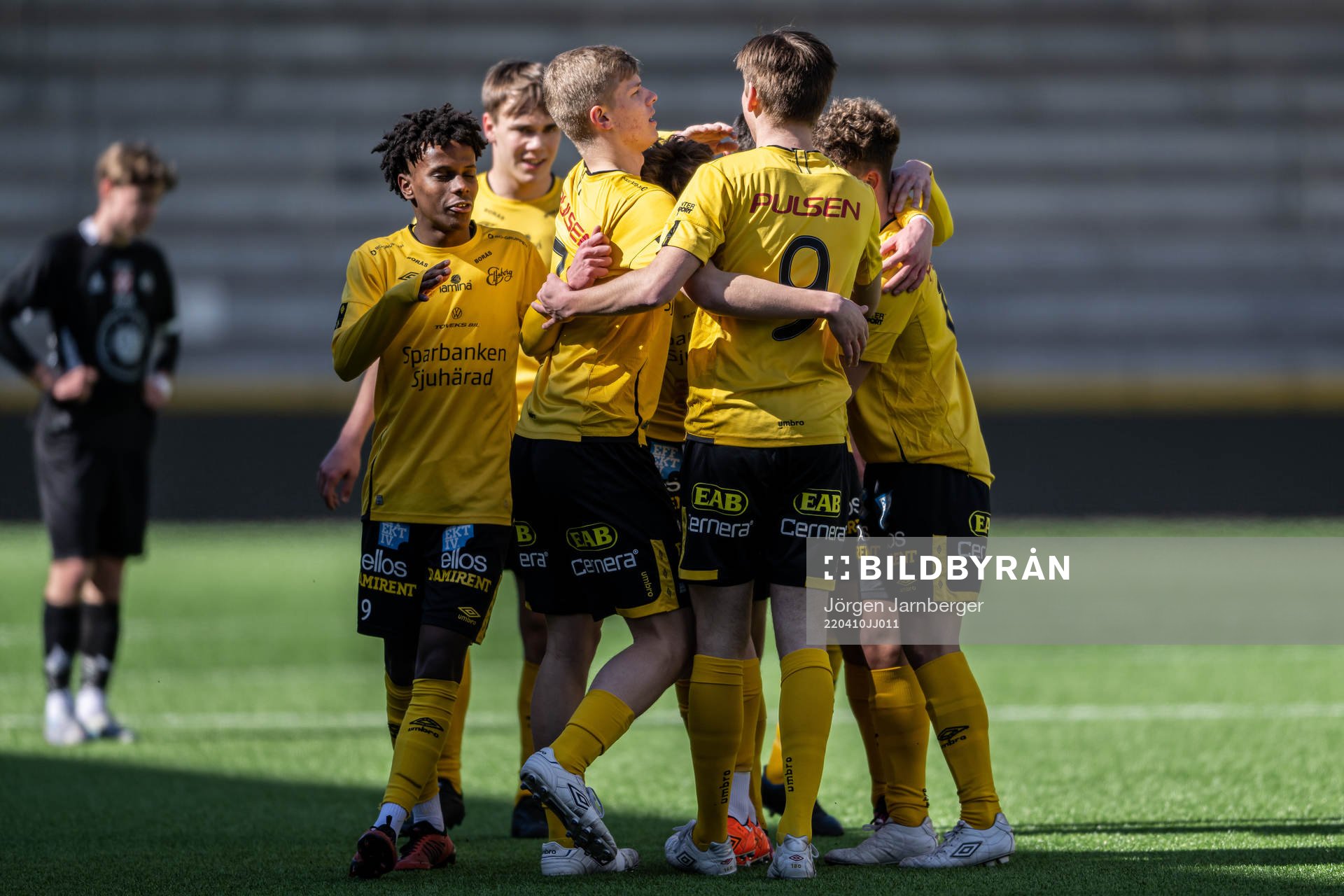 Elfsborgs spelare  jublar