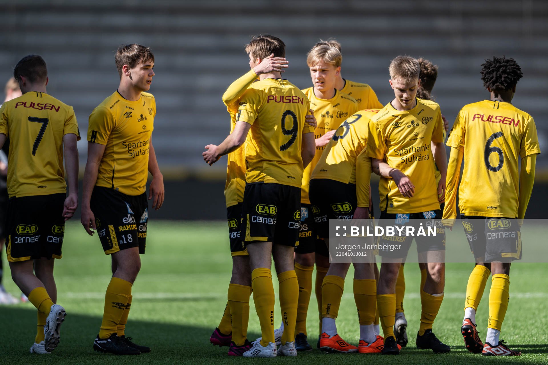 Elfsborgs spelare  jublar