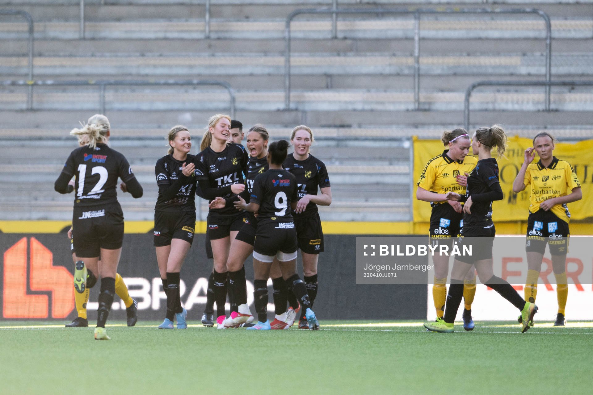 Bankeryds spelare jublar