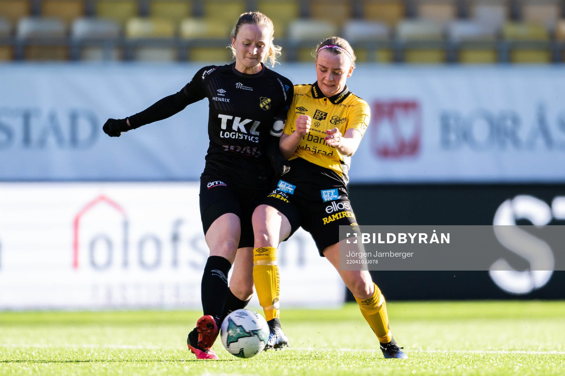 Bankeryds Therese Wibring och Elfsborgs Leann Nyström