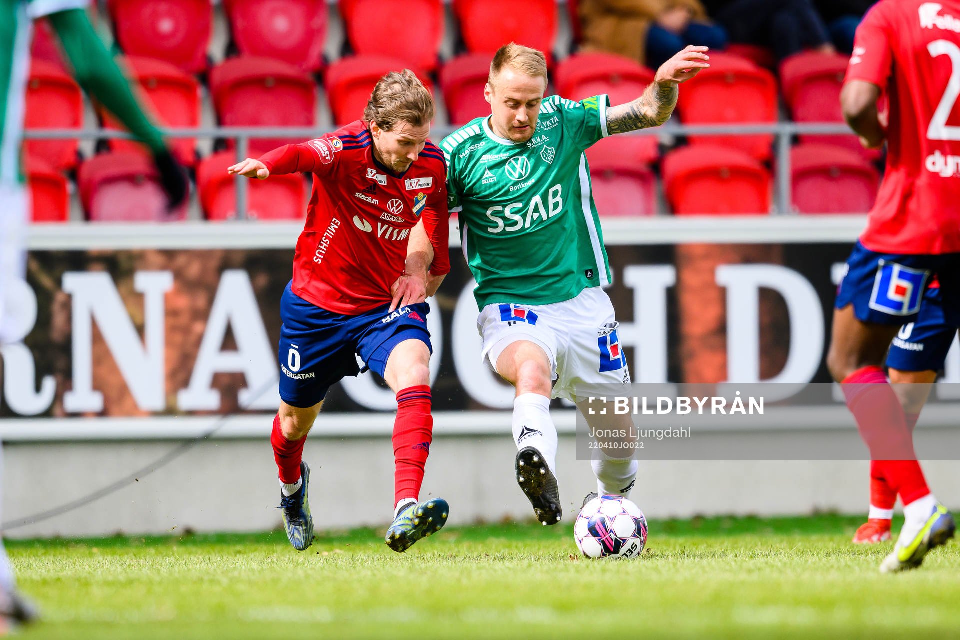 Östers Oliver Silverholt och Brages Anton Lundin