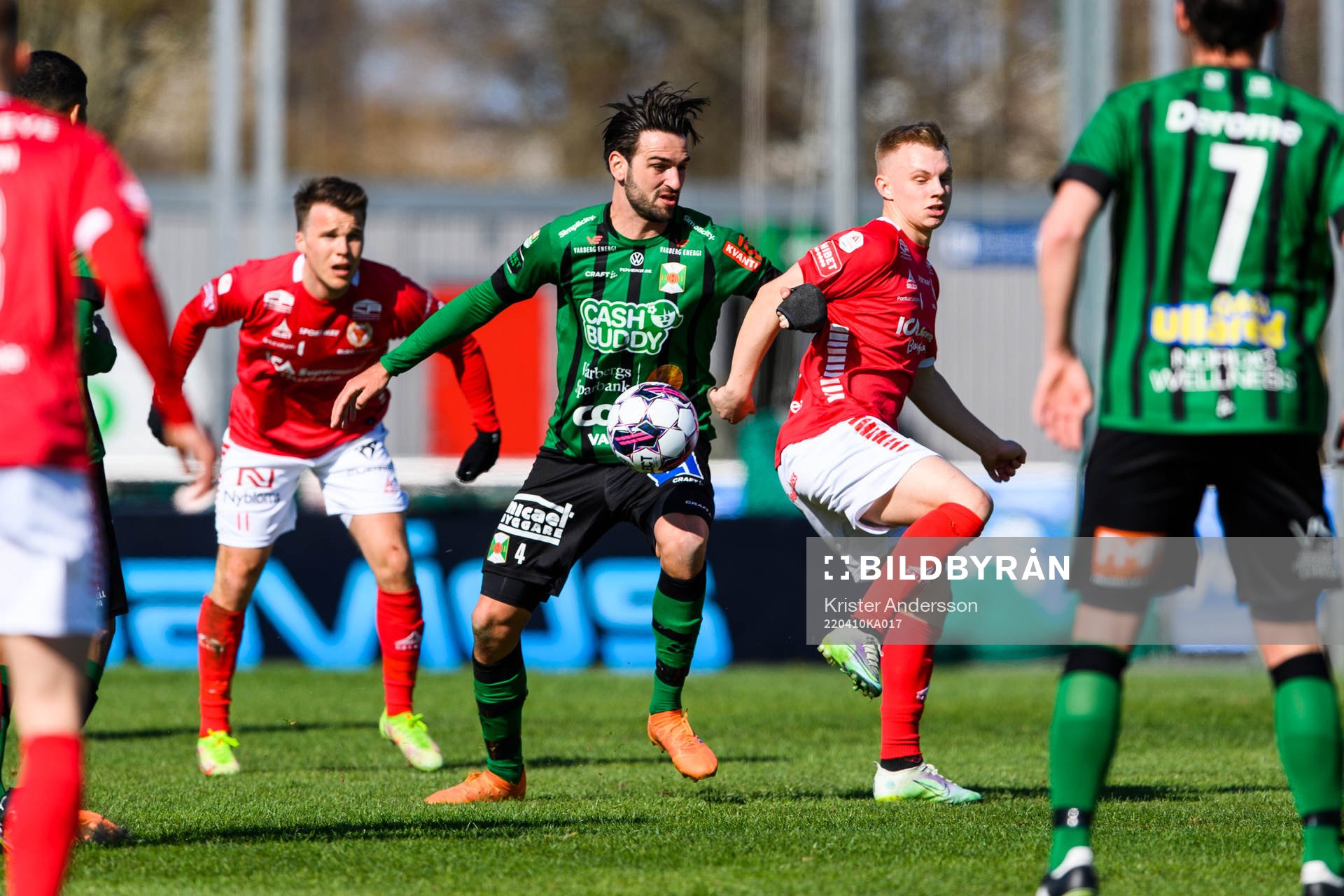 Varbergs Oliver Stanisic och Kalmars Isak Jansson