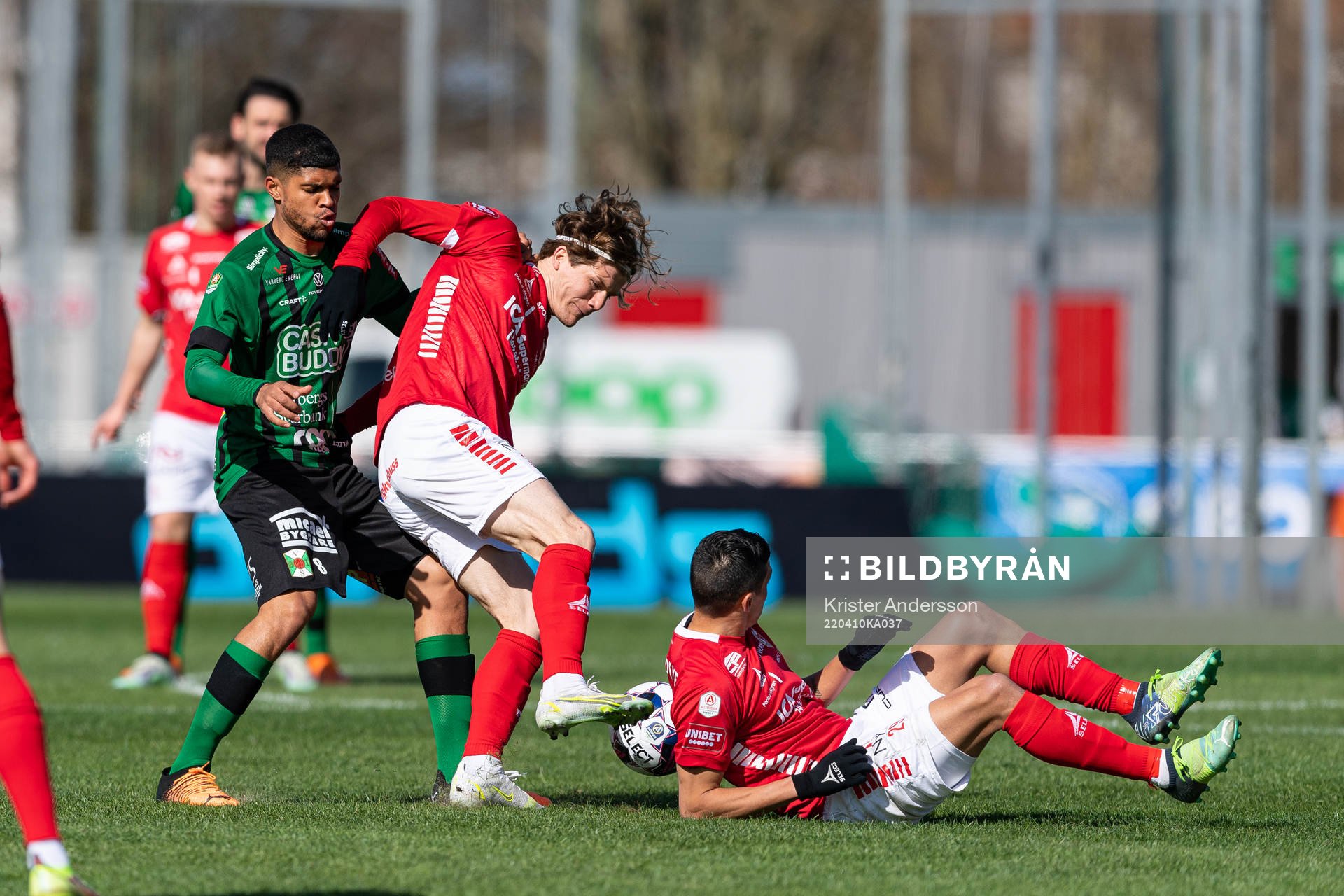 Varbergs Luke Le Roux och Kalmars Oliver Berg