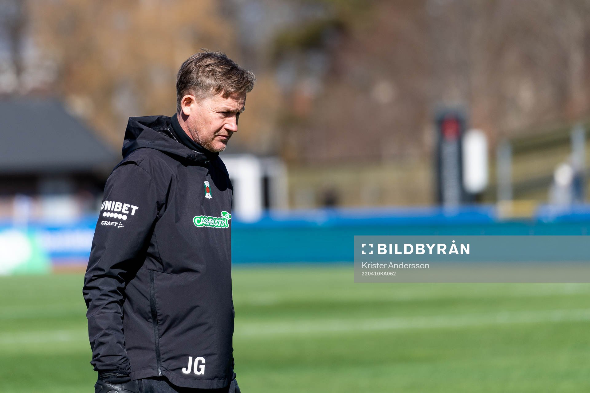 Varbergs målvaktstränare Jonas Gunnarsson före