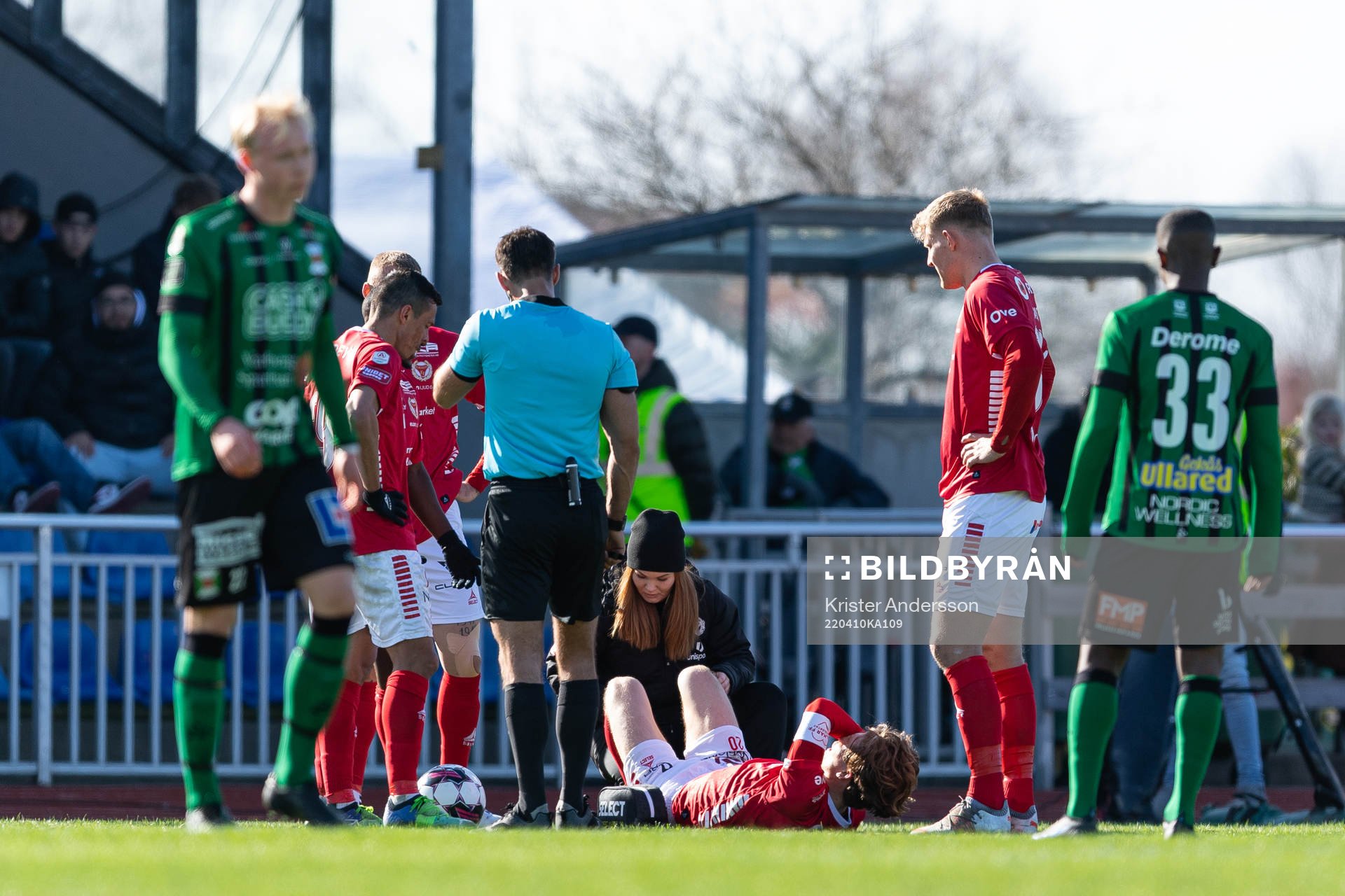 Kalmars Oliver Berg har ont